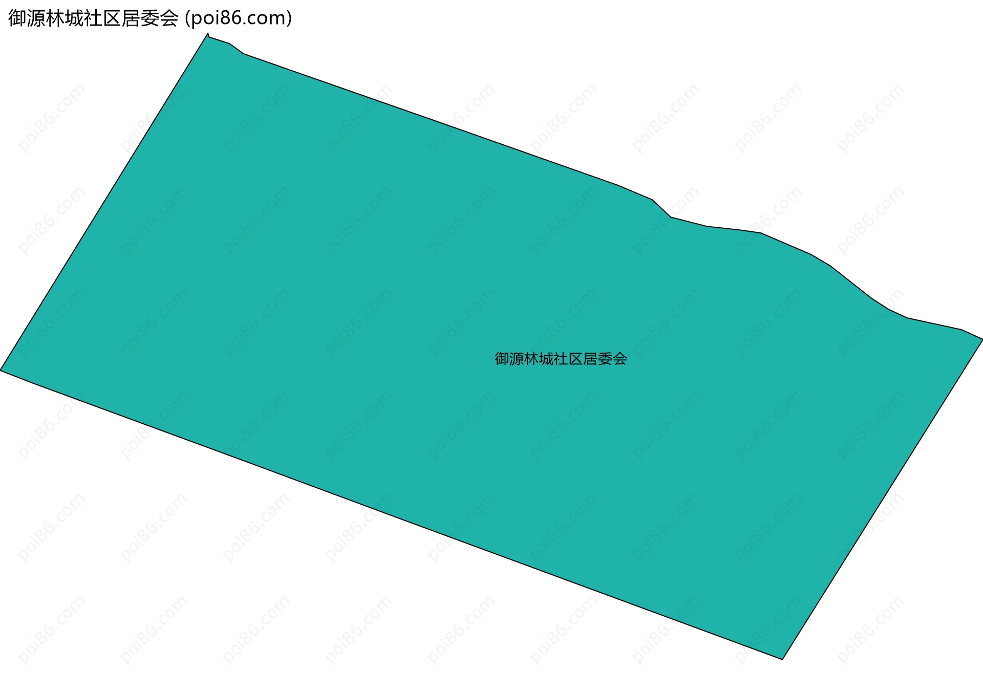 御源林城社区居委会边界地图