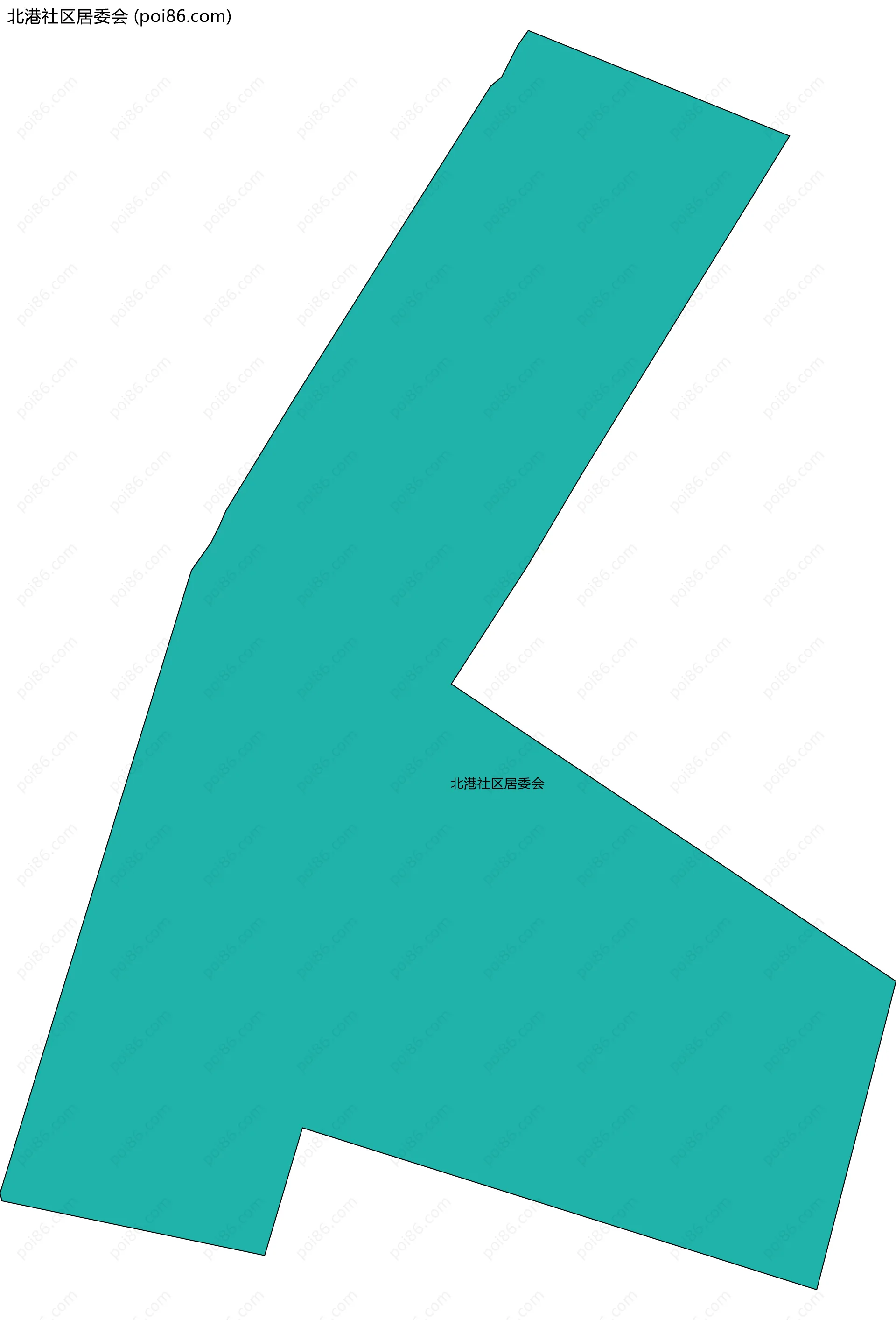 北港社区居委会边界地图