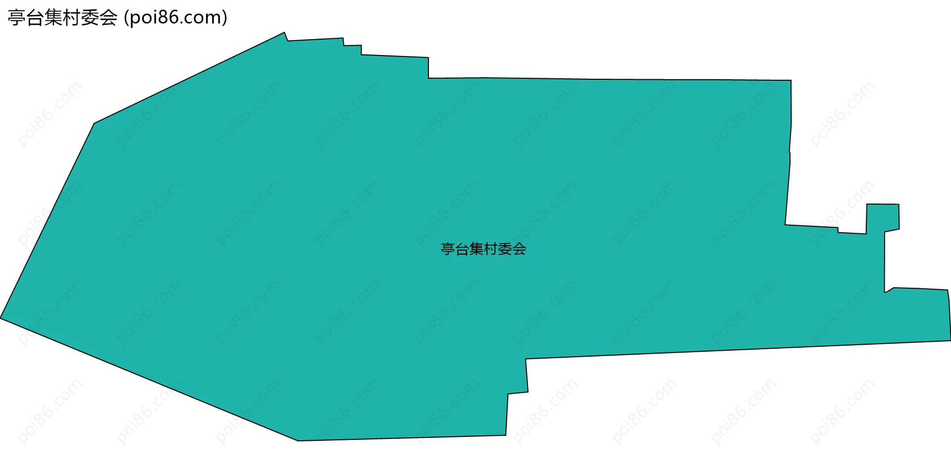 亭台集村委会边界地图