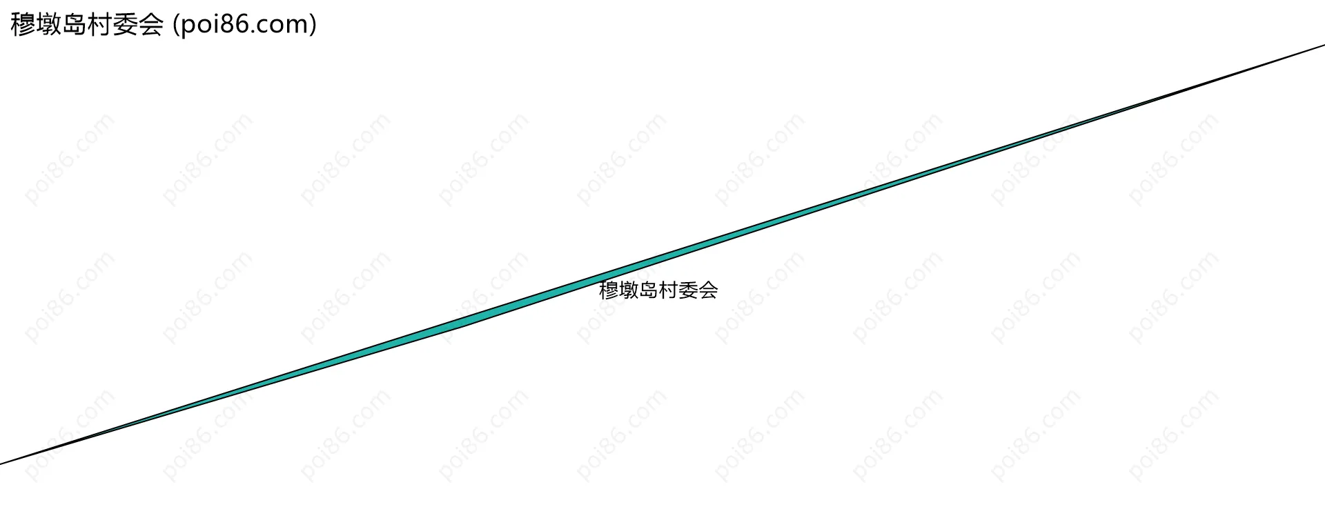 穆墩岛村委会边界地图
