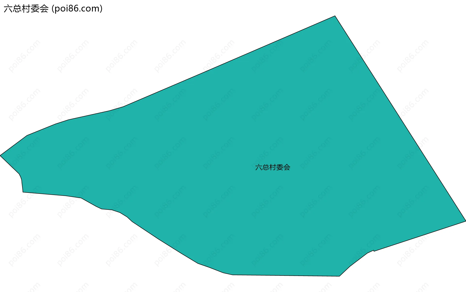 六总村委会边界地图