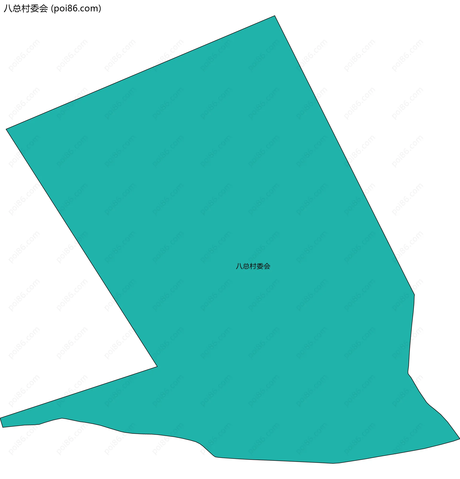 八总村委会边界地图