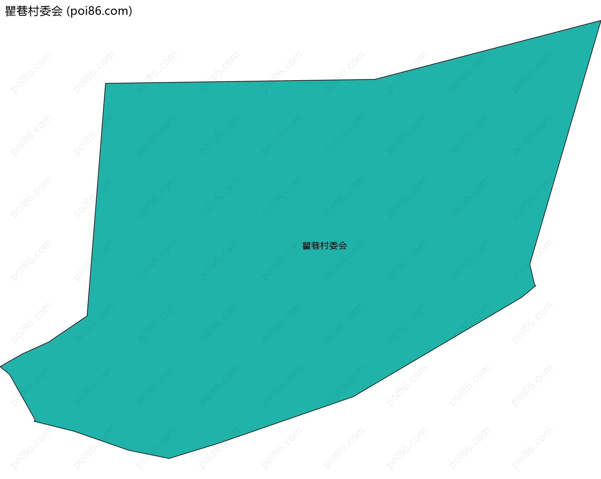 瞿巷村委会边界地图