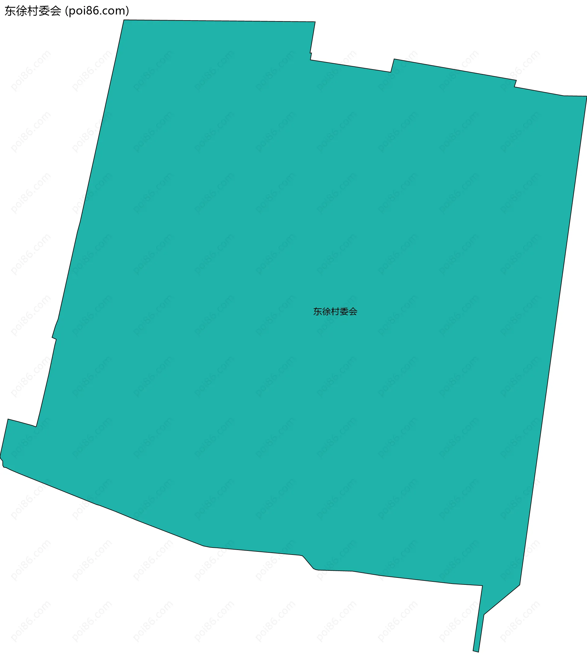东徐村委会边界地图
