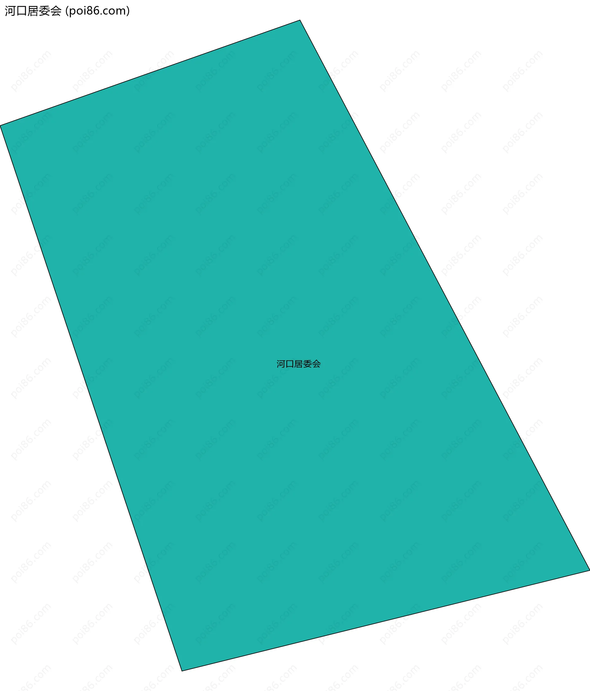 河口居委会边界地图