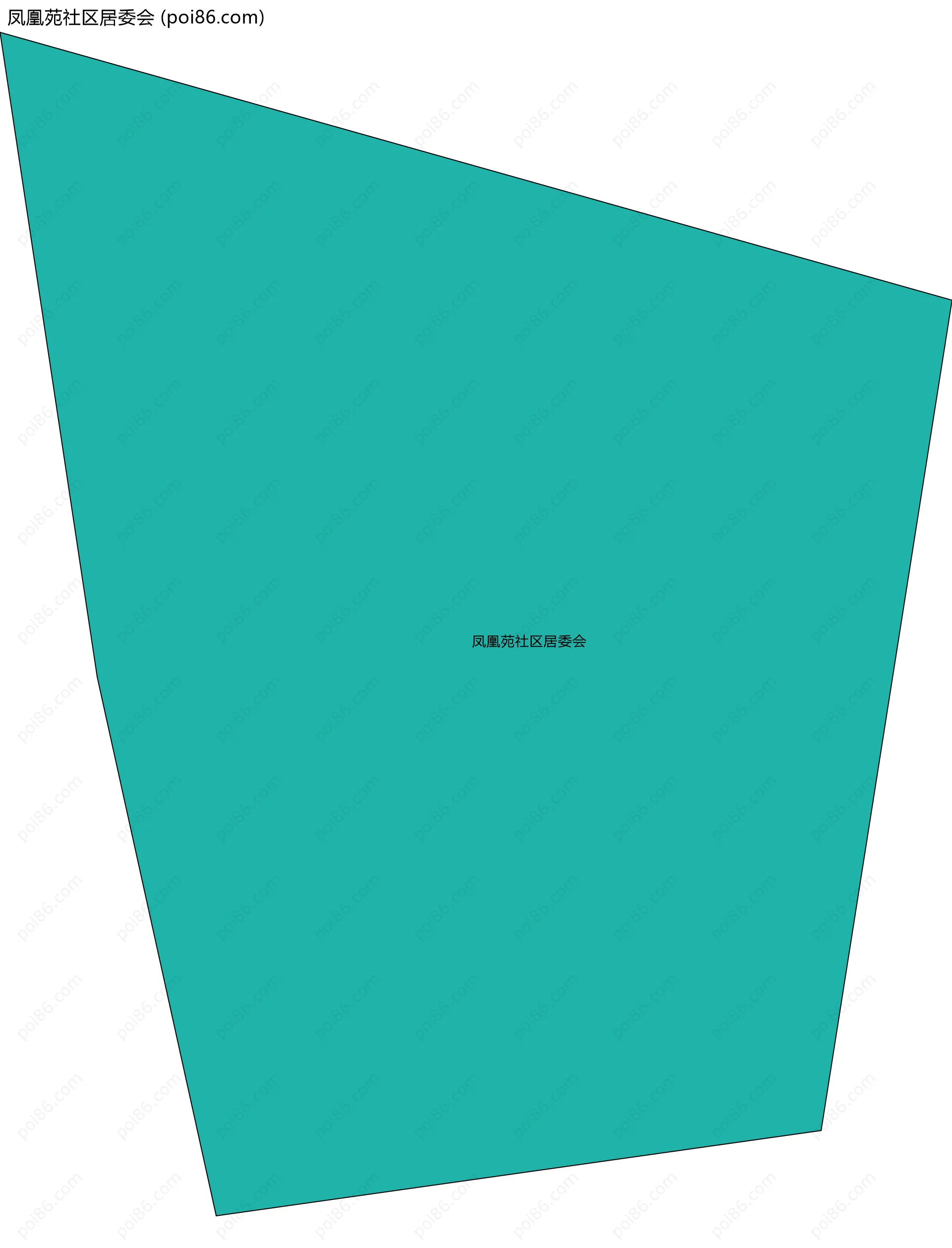 凤凰苑社区居委会边界地图