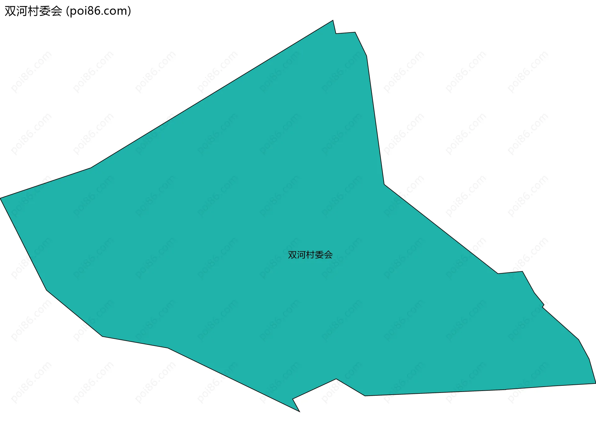 双河村委会边界地图