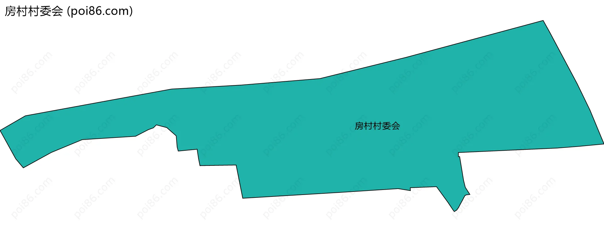 房村村委会边界地图