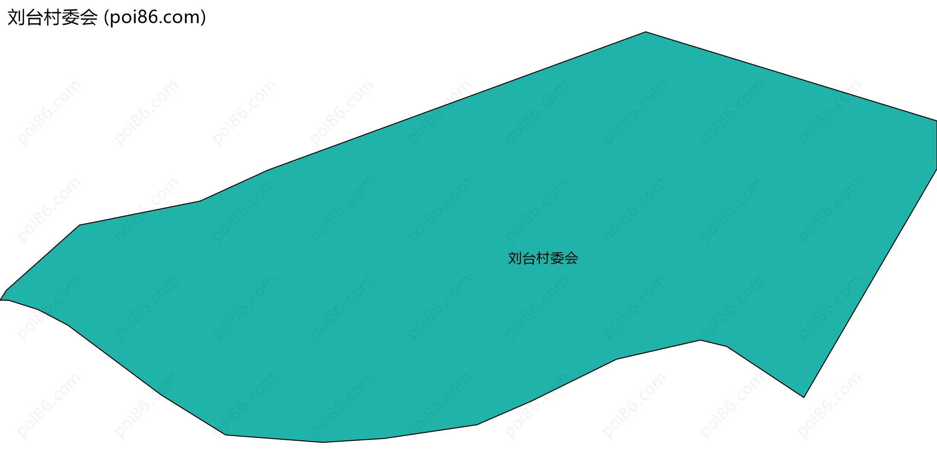 刘台村委会边界地图