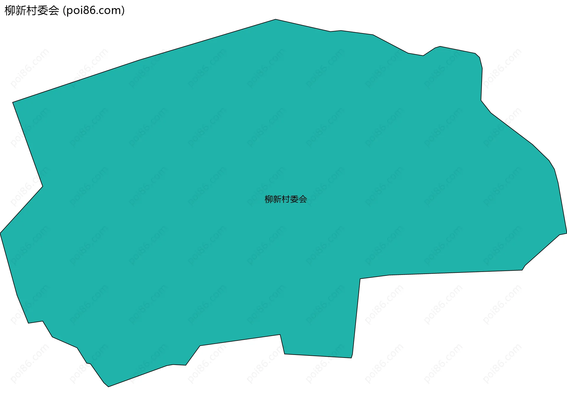 柳新村委会边界地图