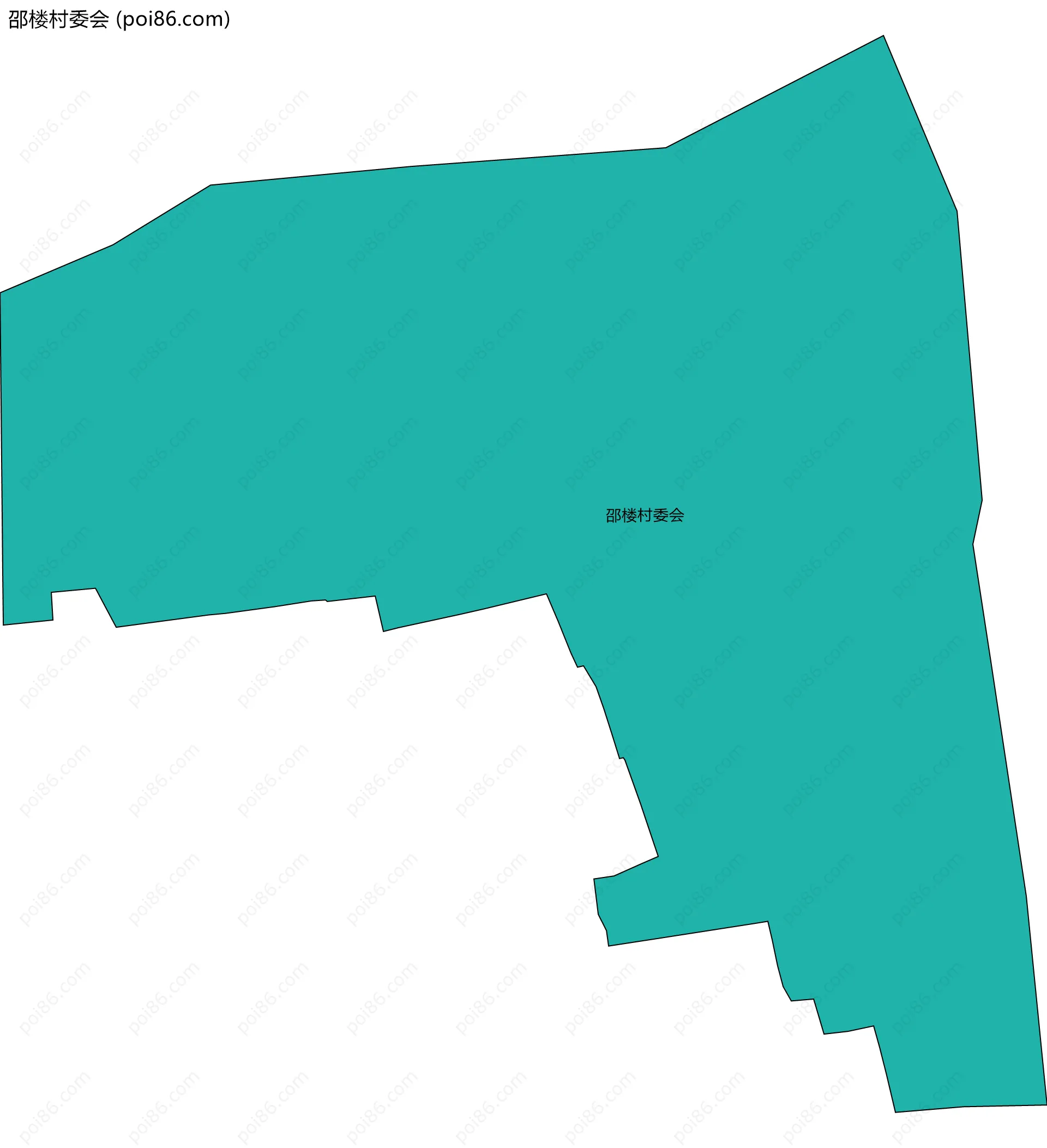 邵楼村委会边界地图