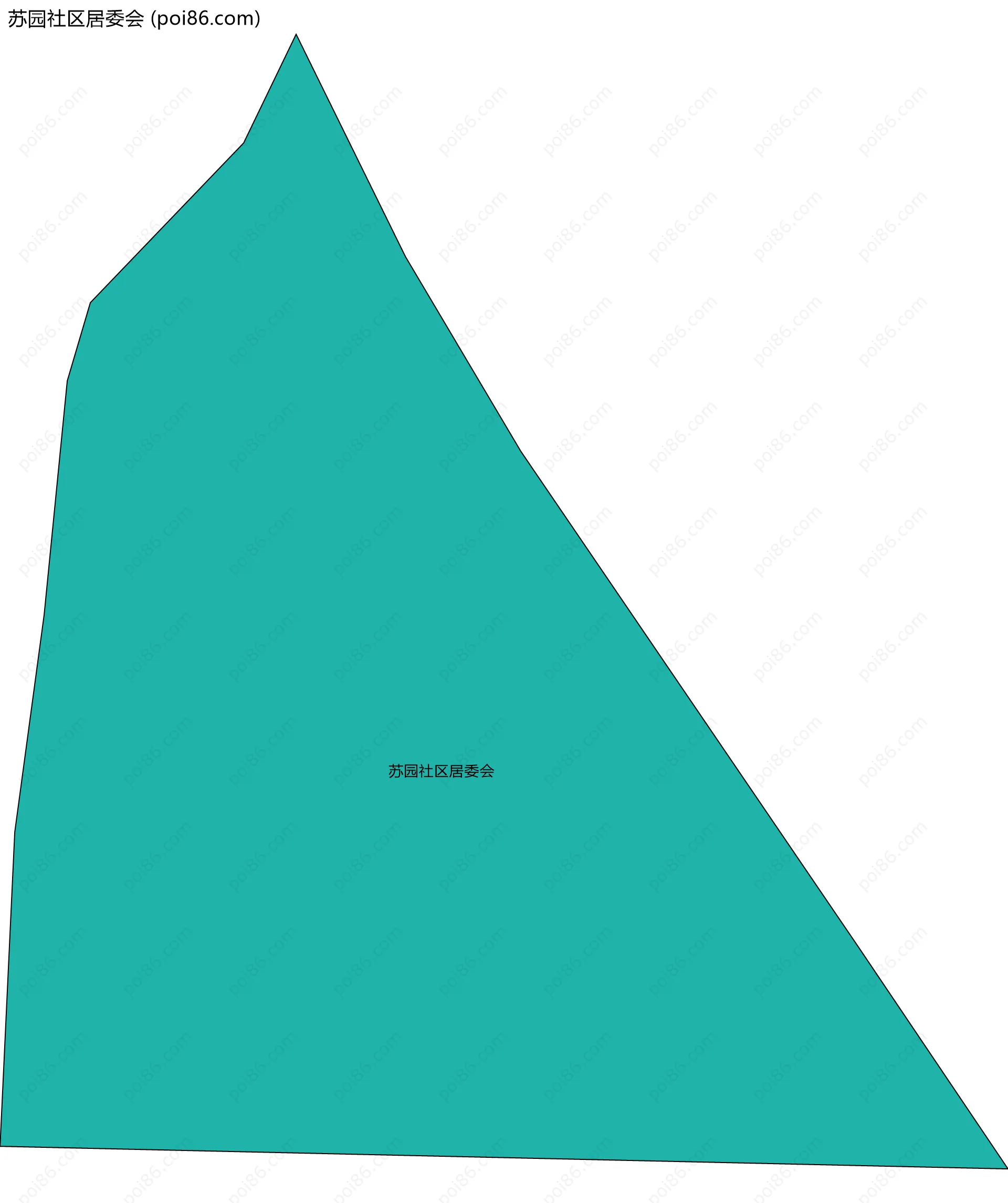 苏园社区居委会边界地图