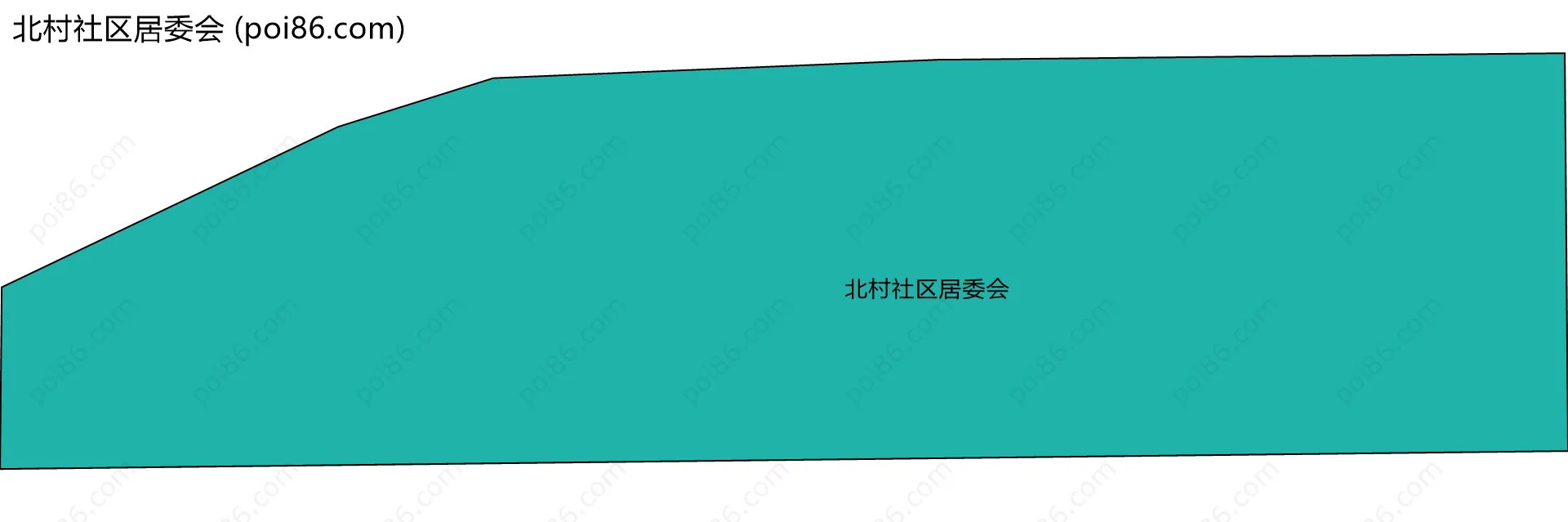 北村社区居委会边界地图