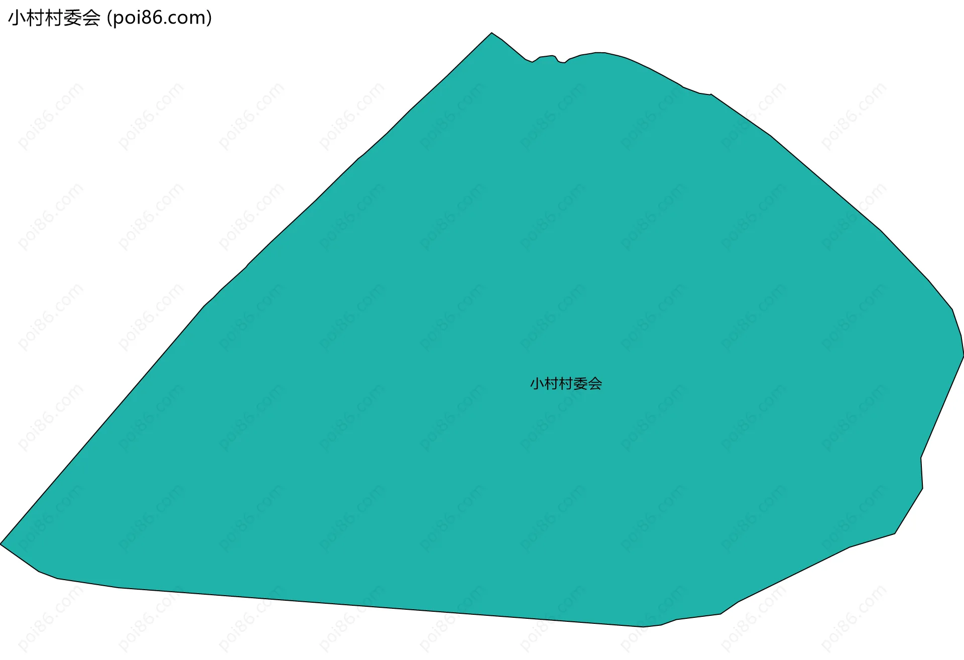 小村村委会边界地图
