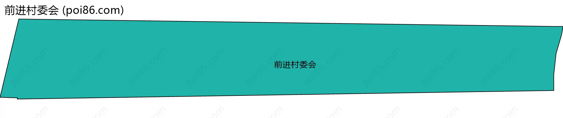 前进村委会边界地图