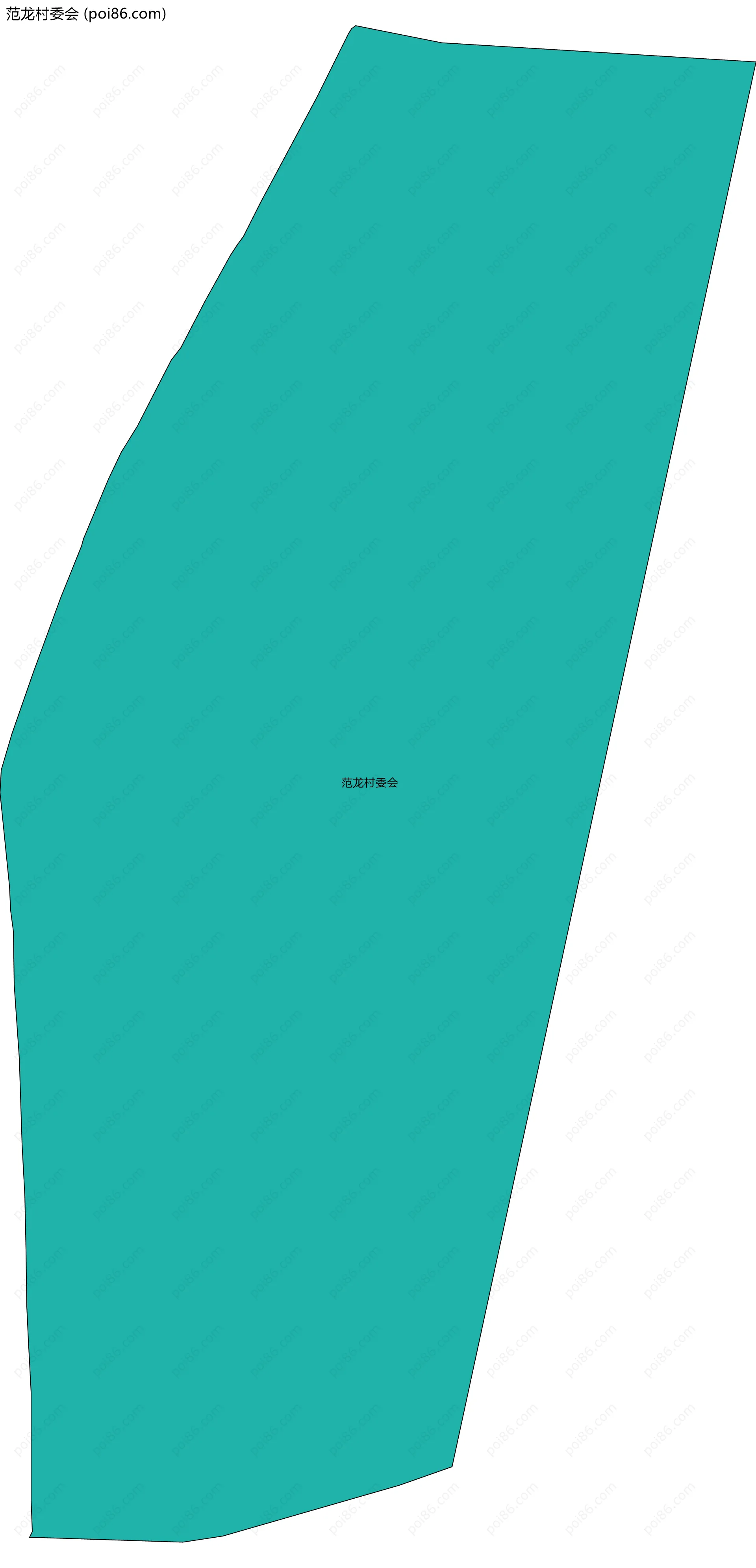 范龙村委会边界地图