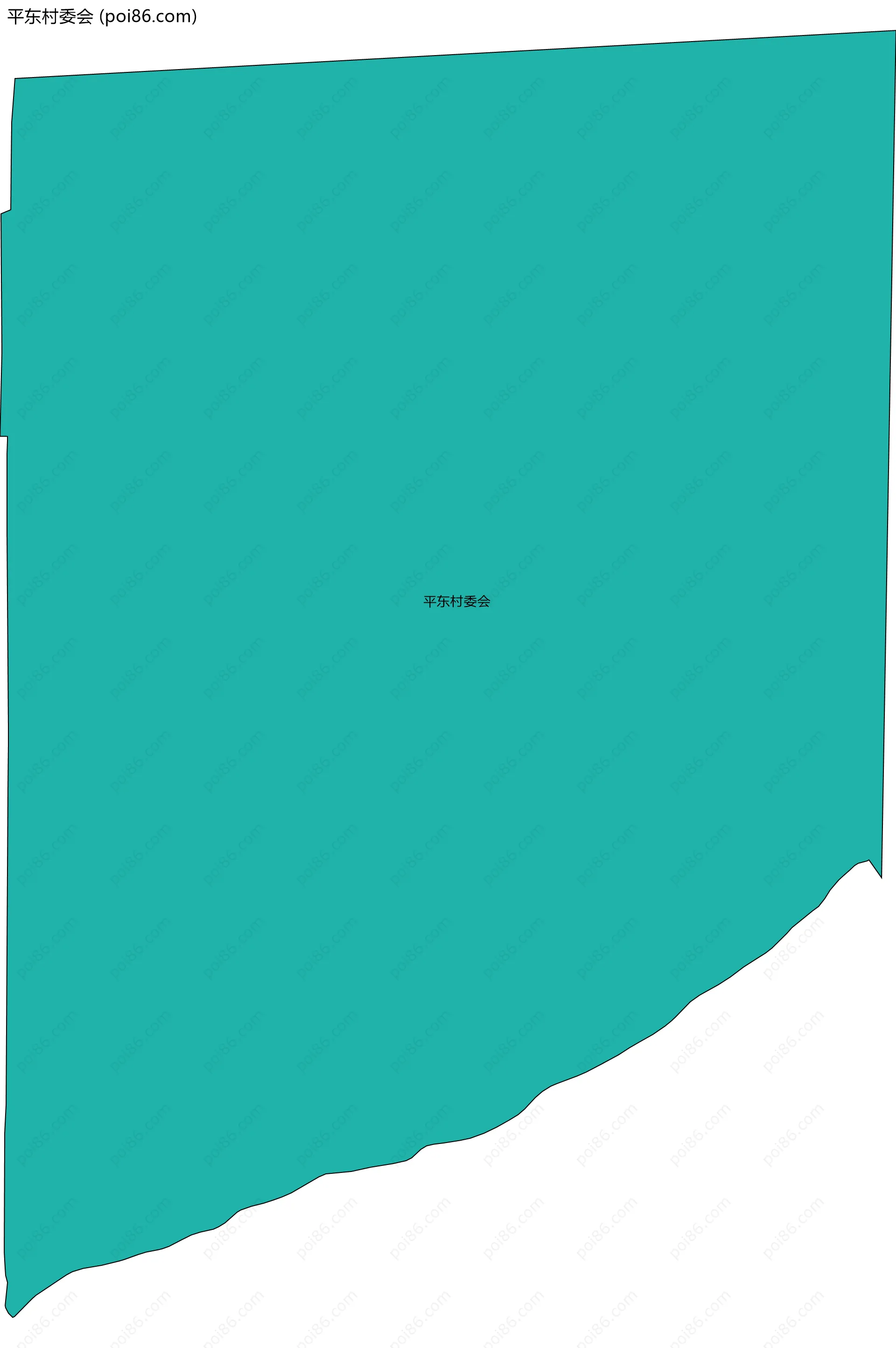平东村委会边界地图
