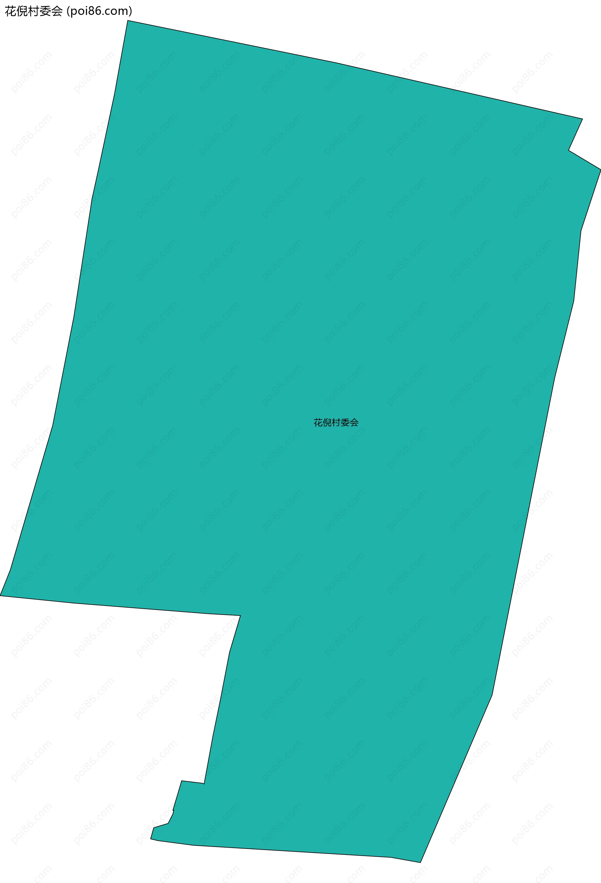 花倪村委会边界地图