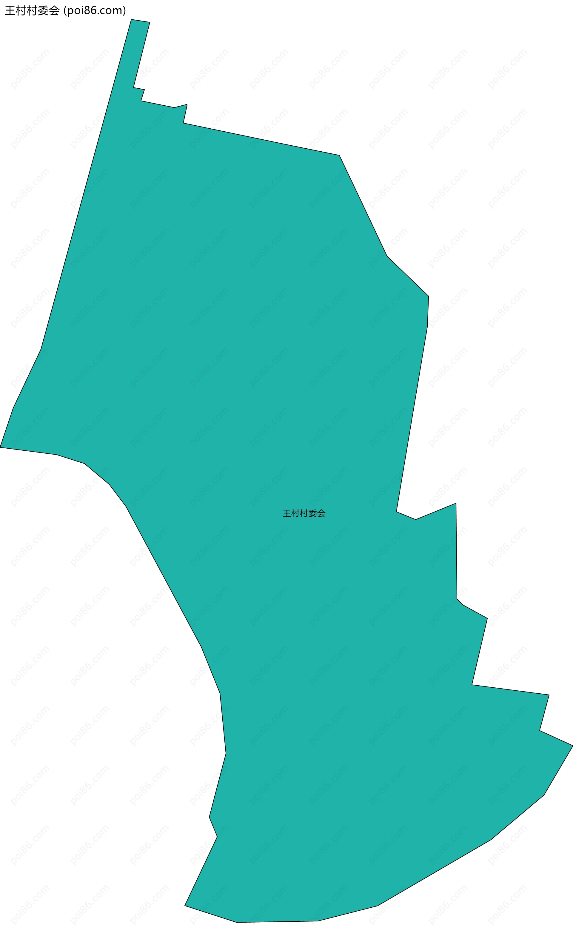 王村村委会边界地图