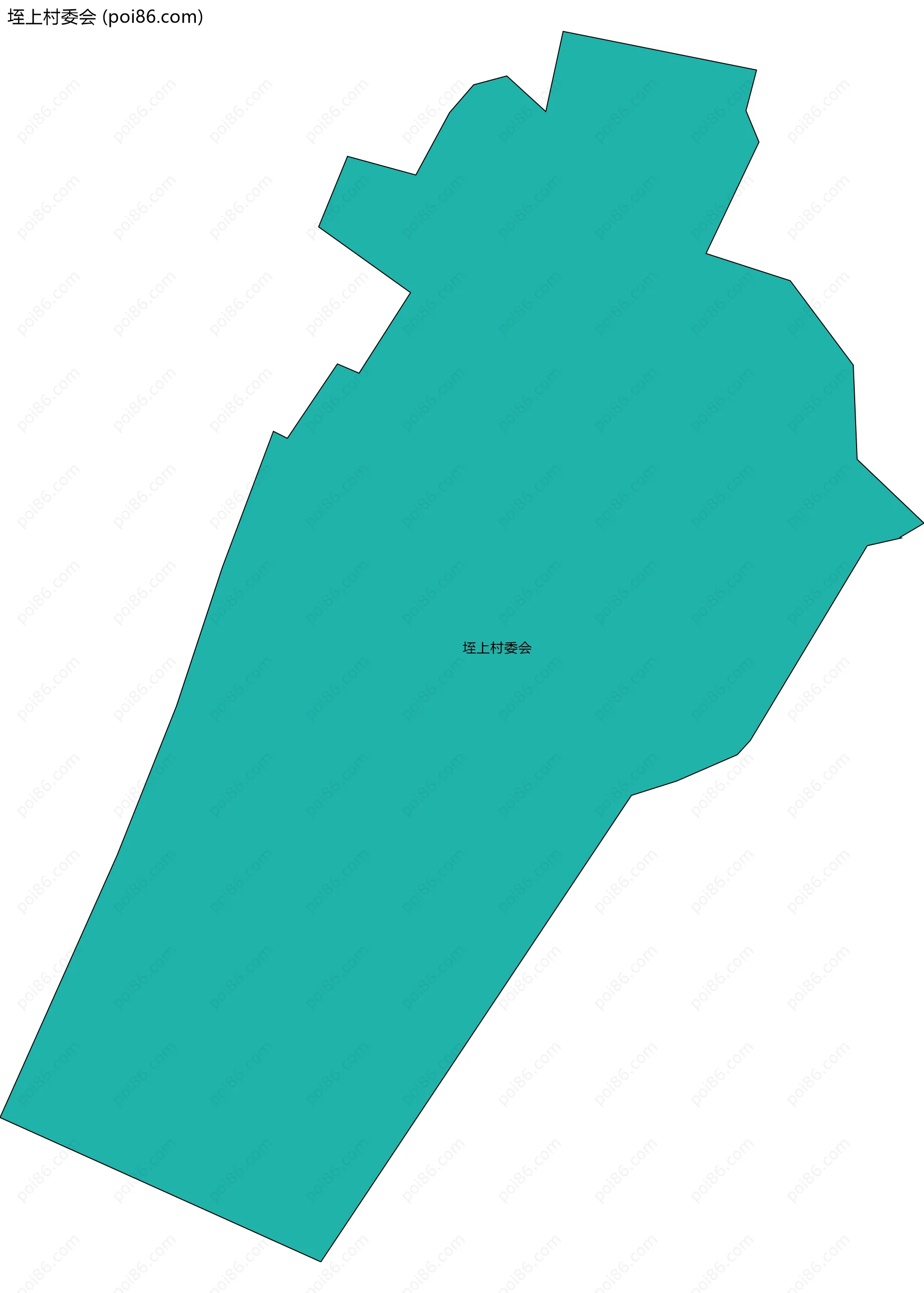 垤上村委会边界地图