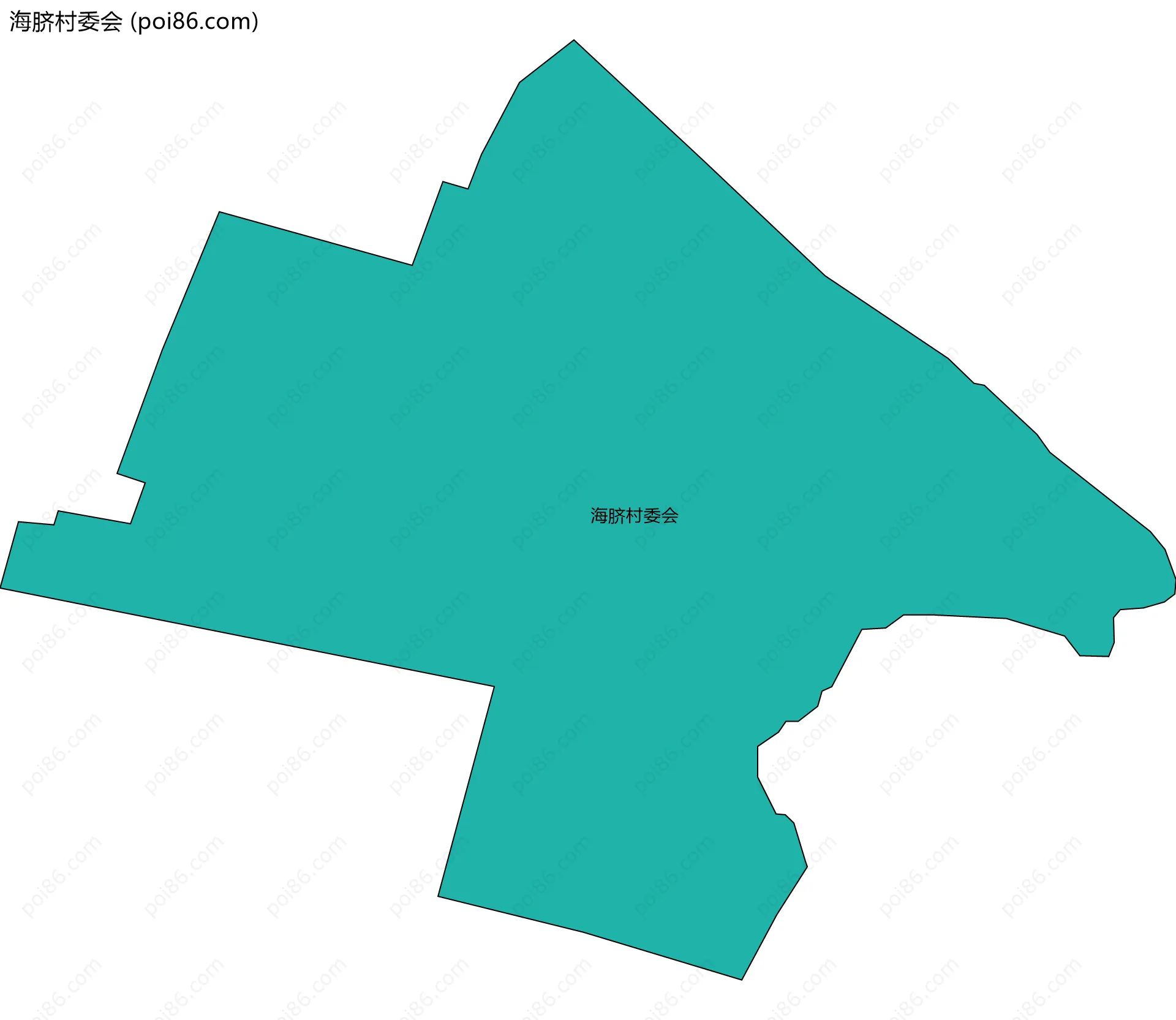 海脐村委会边界地图