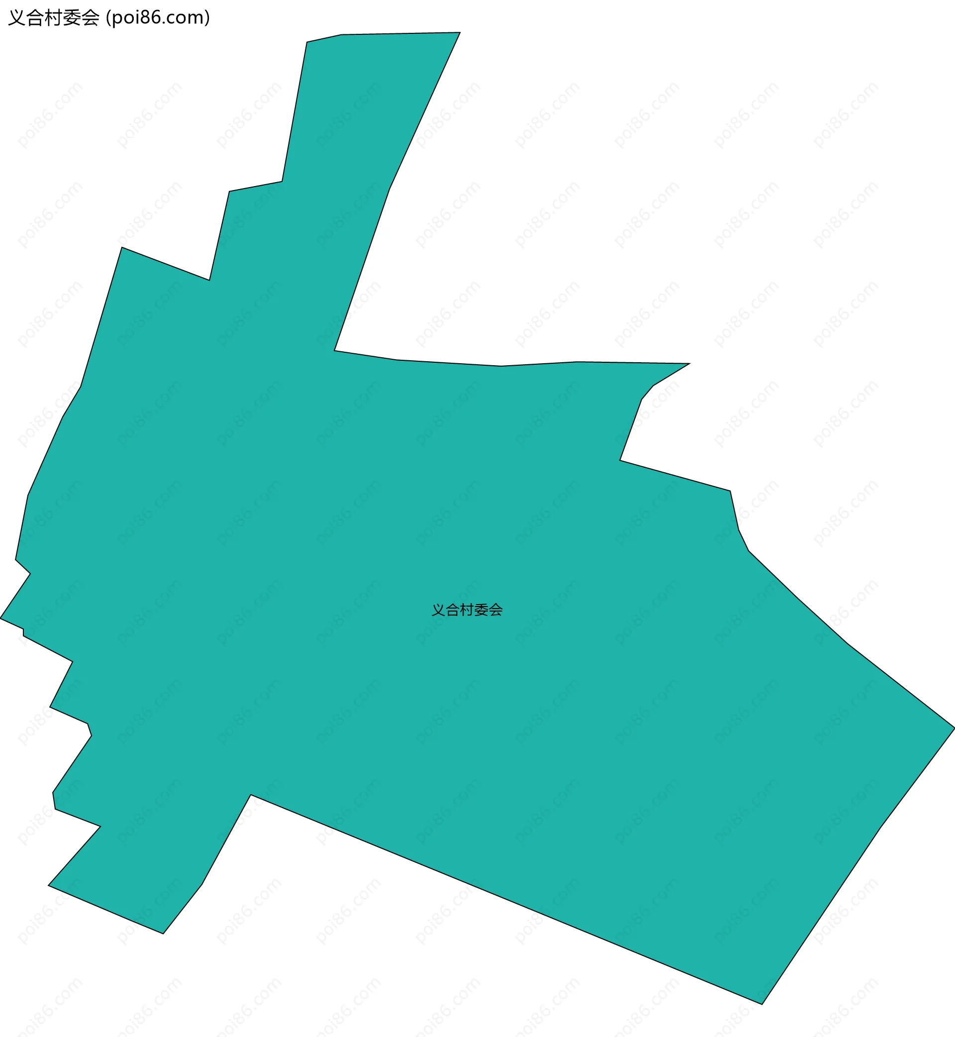 义合村委会边界地图