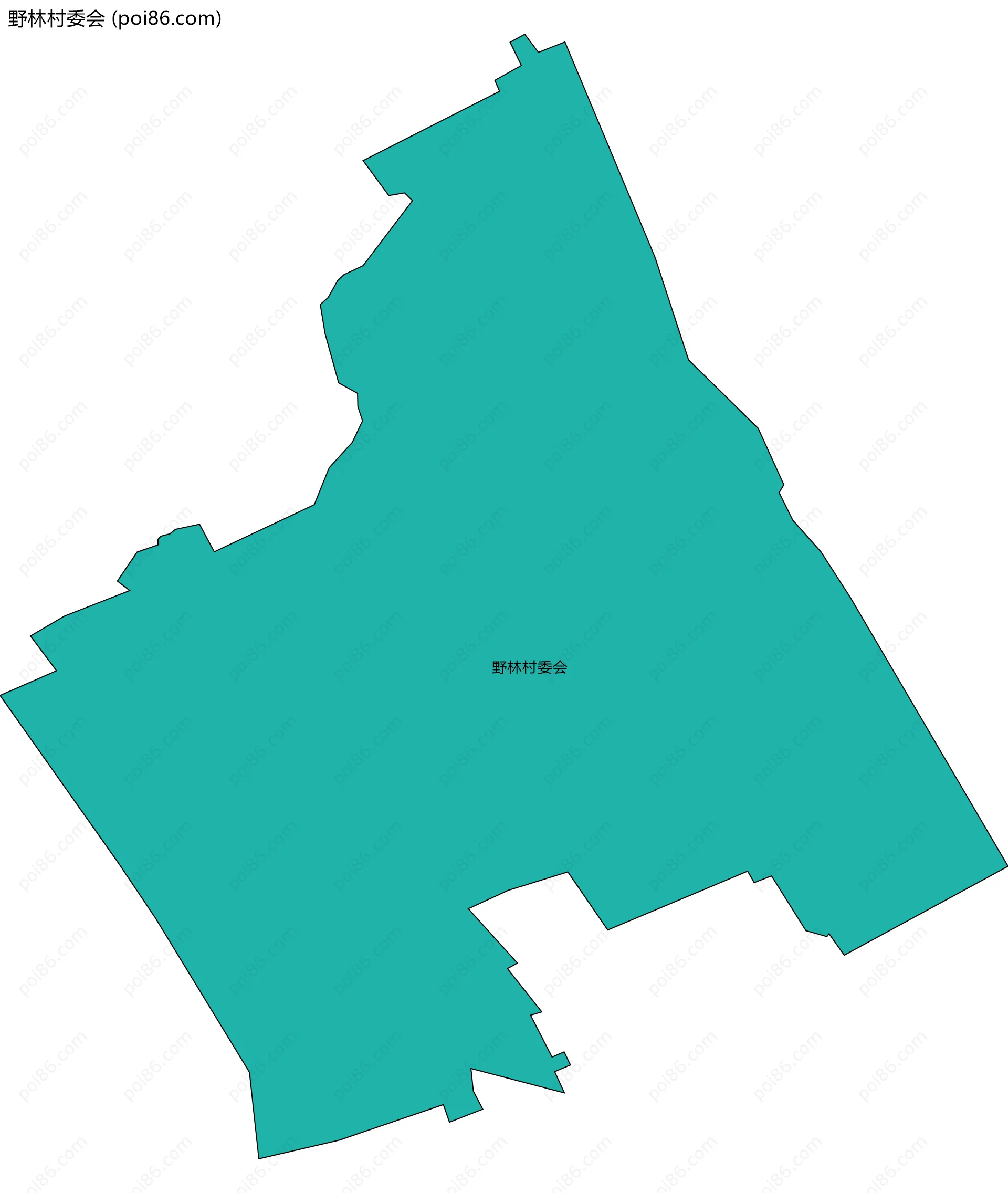 野林村委会边界地图