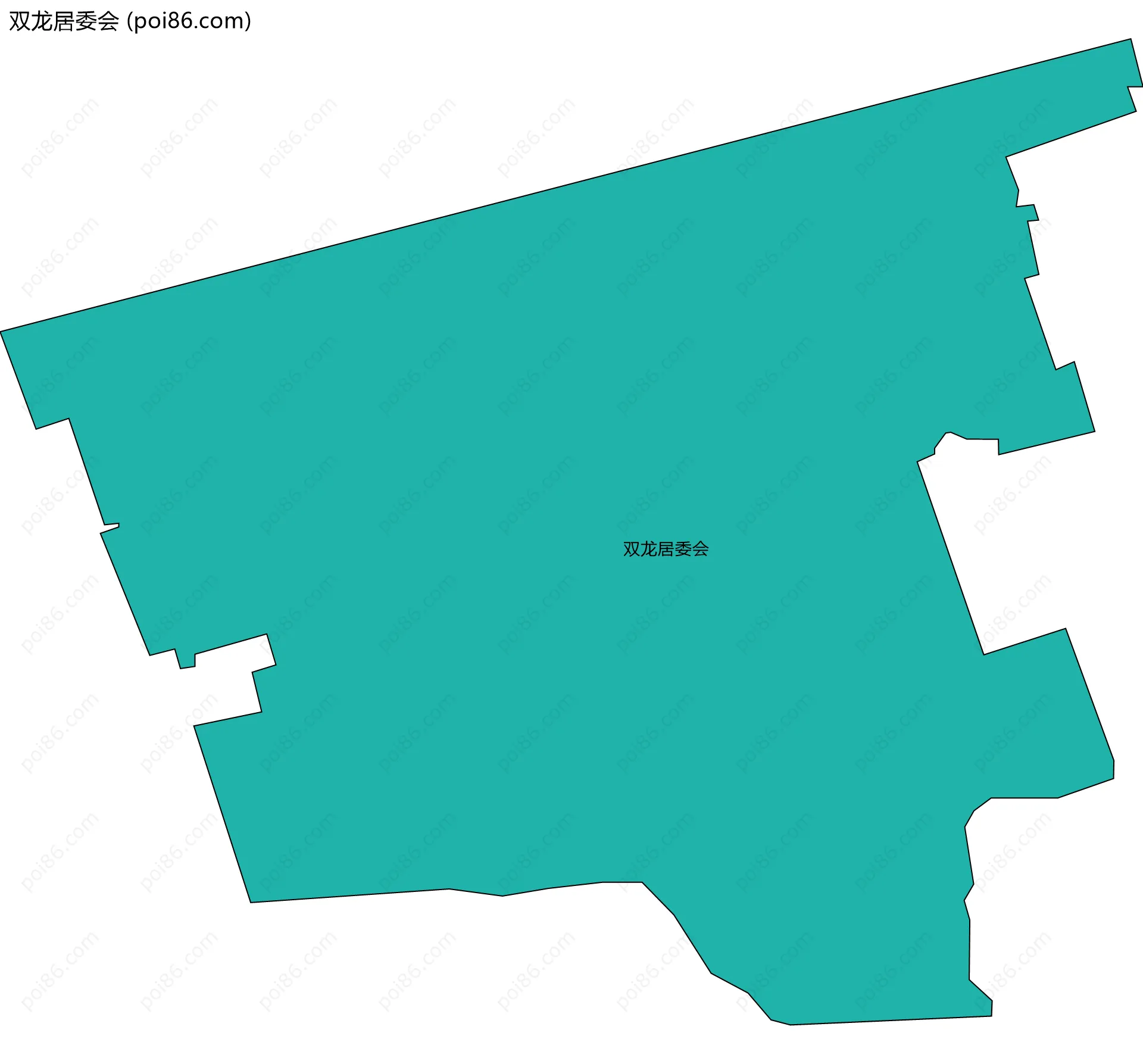 双龙居委会边界地图