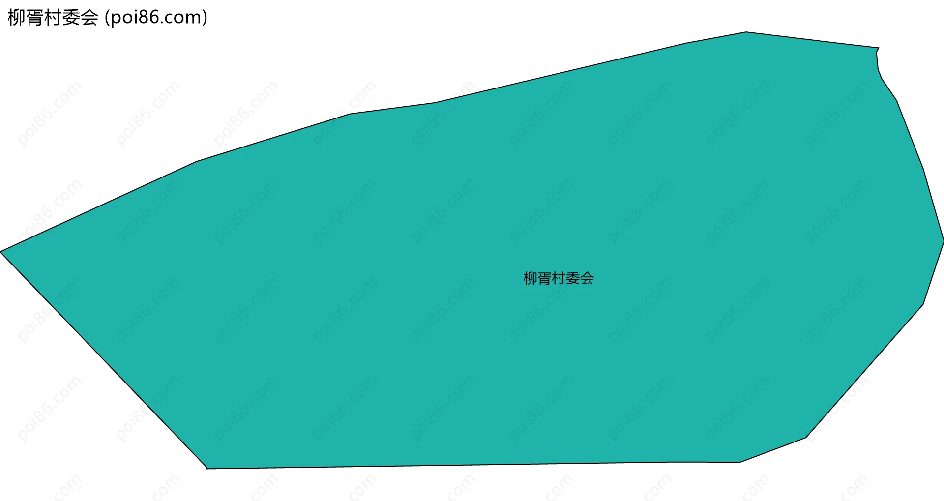 柳胥村委会边界地图