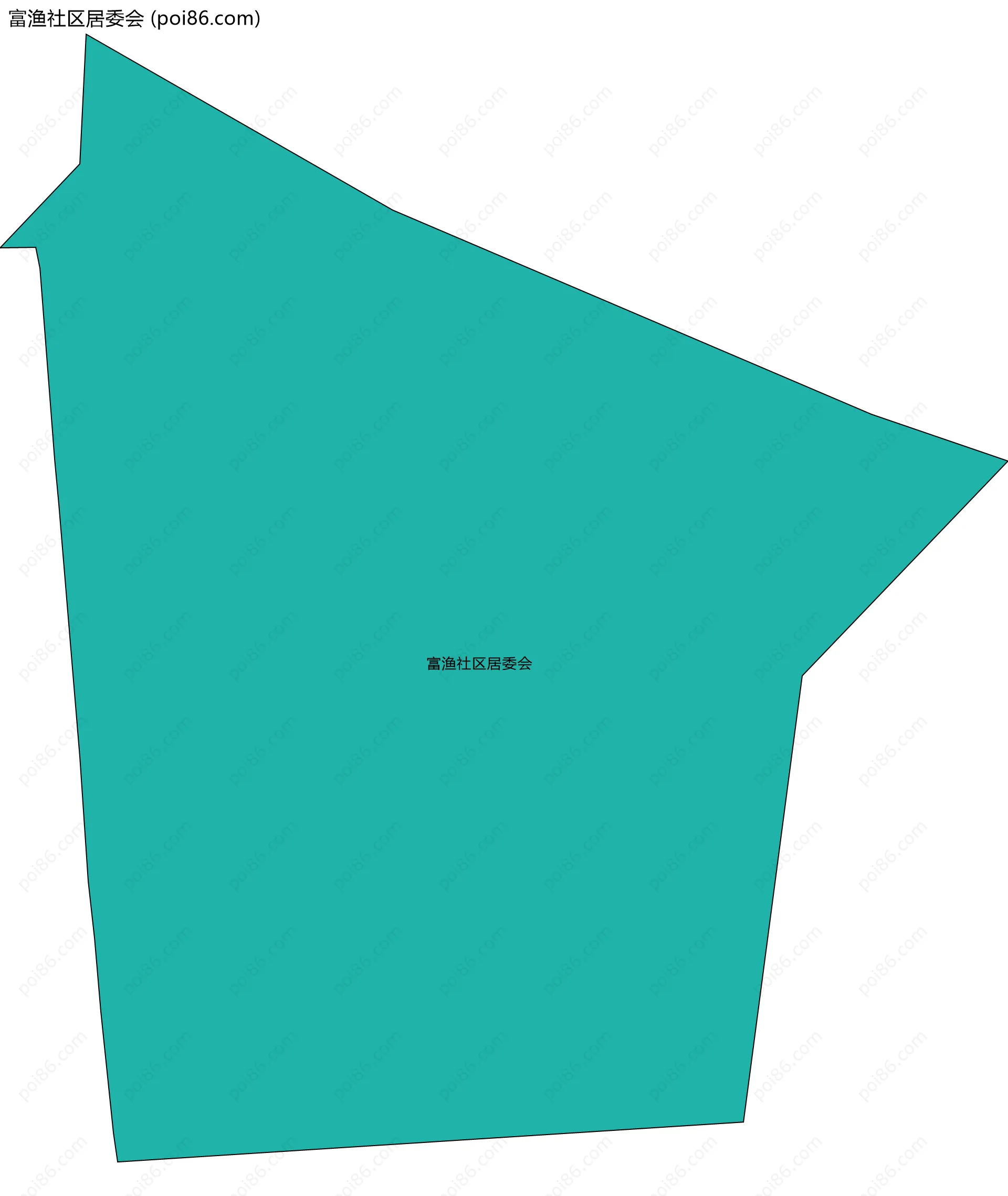 富渔社区居委会边界地图