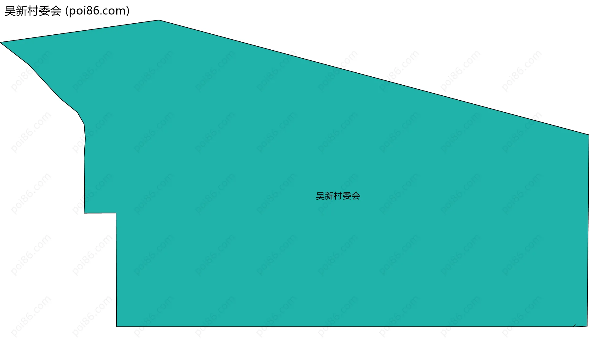 吴新村委会边界地图
