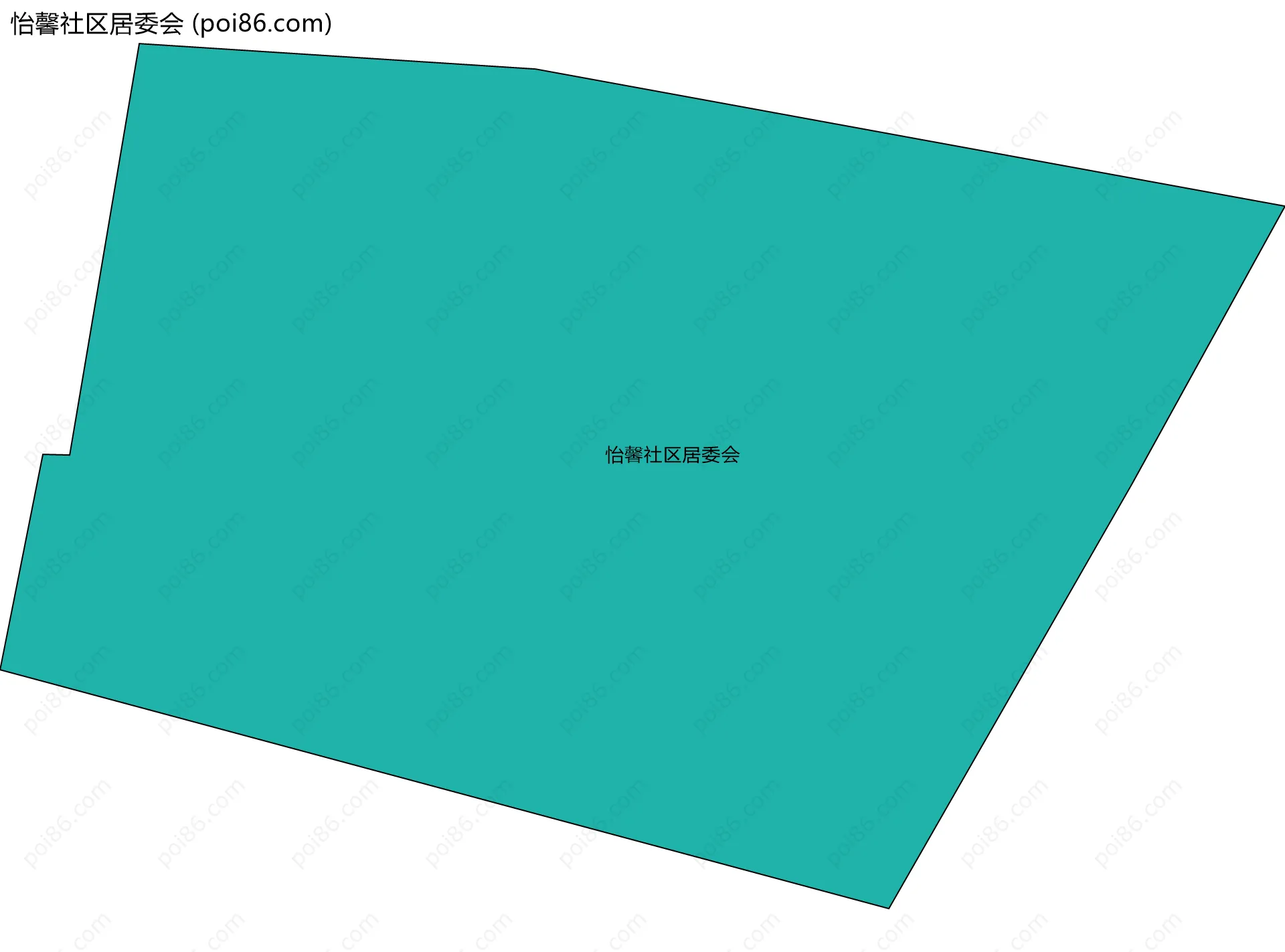 怡馨社区居委会边界地图