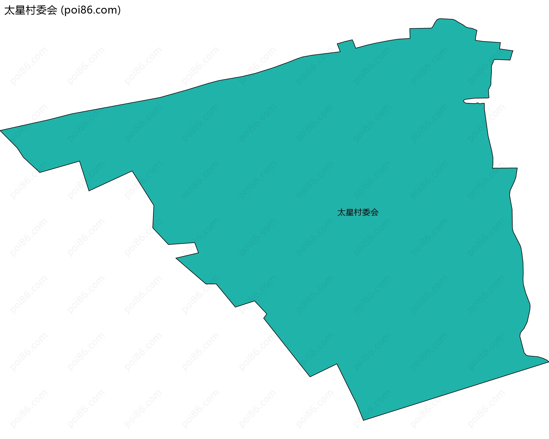 太星村委会边界地图