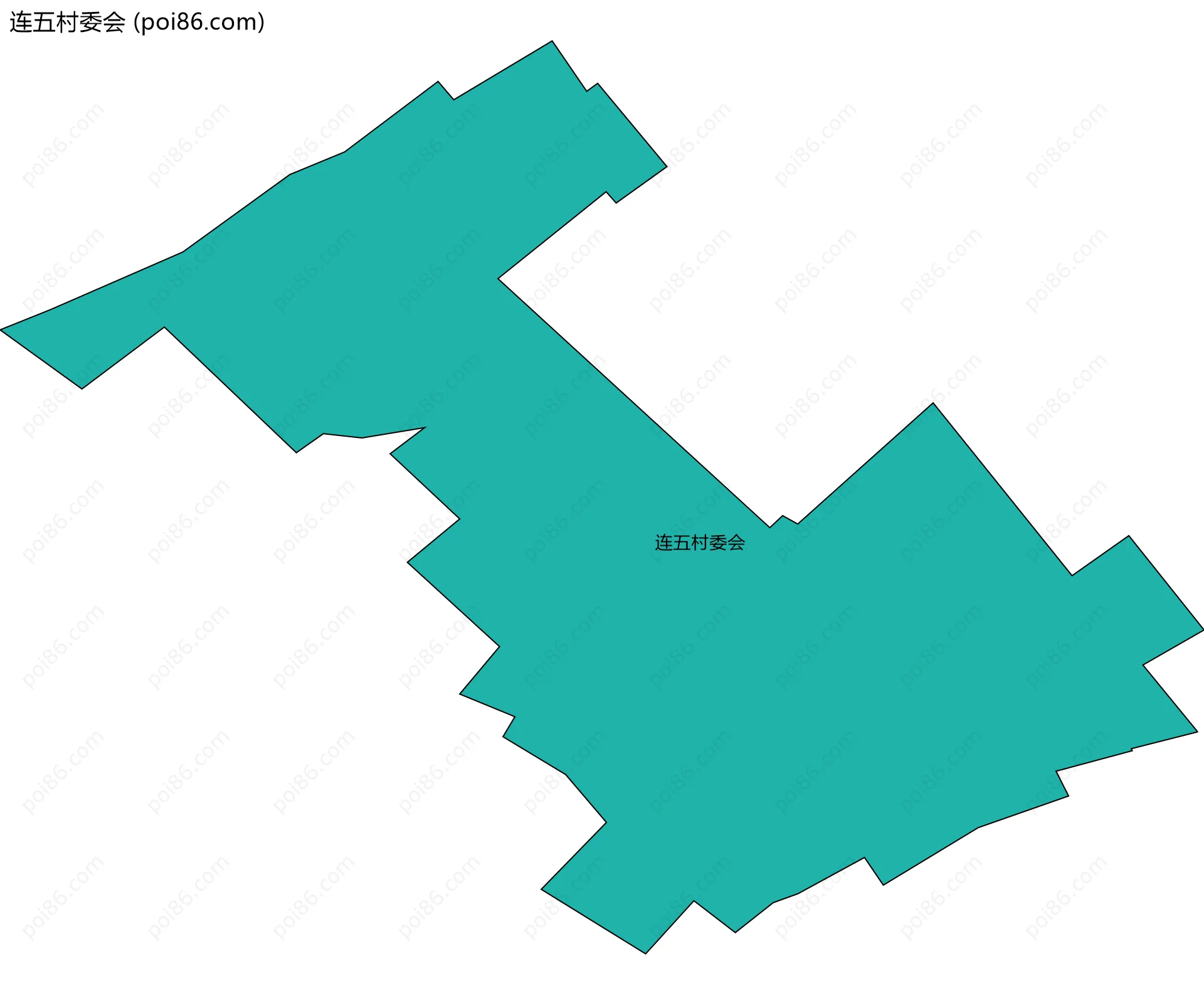 连五村委会边界地图