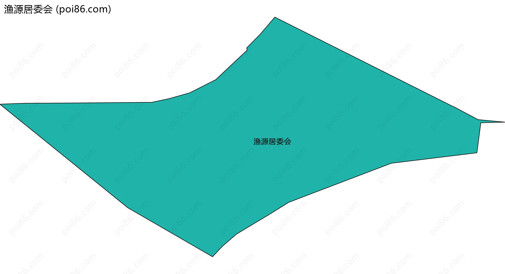 渔源居委会边界地图