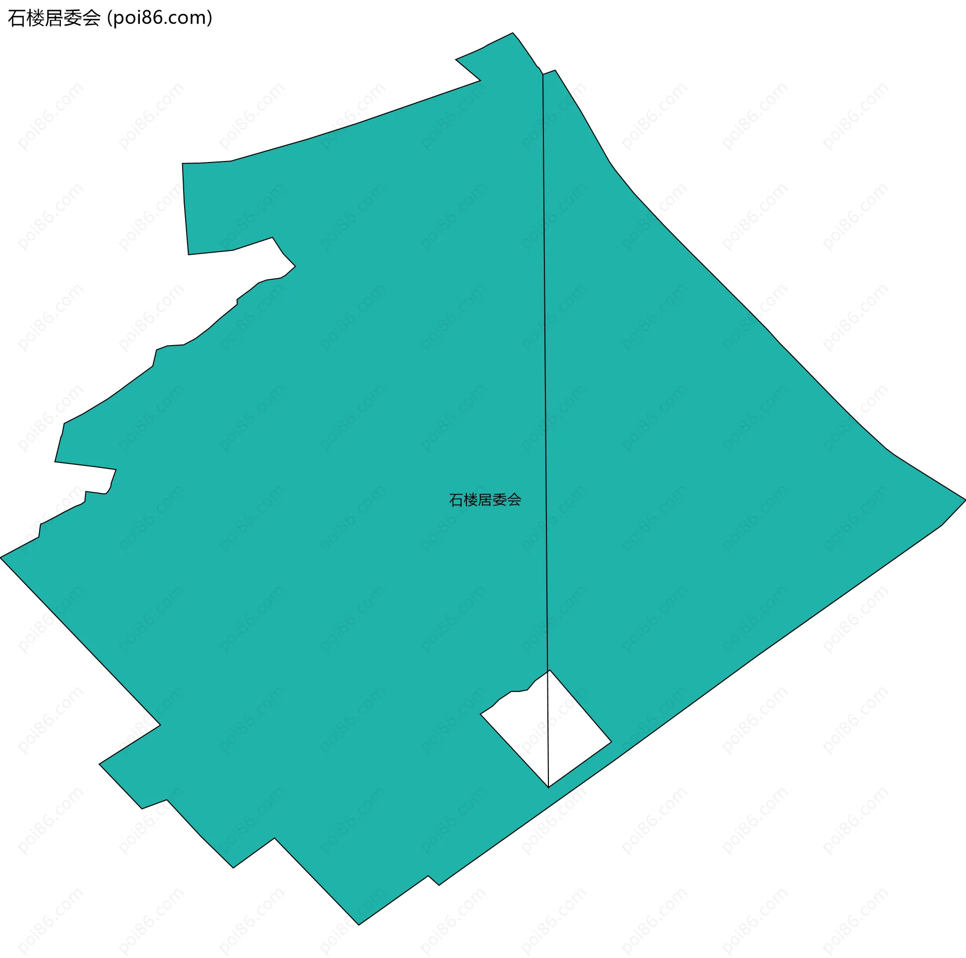 石楼居委会边界地图