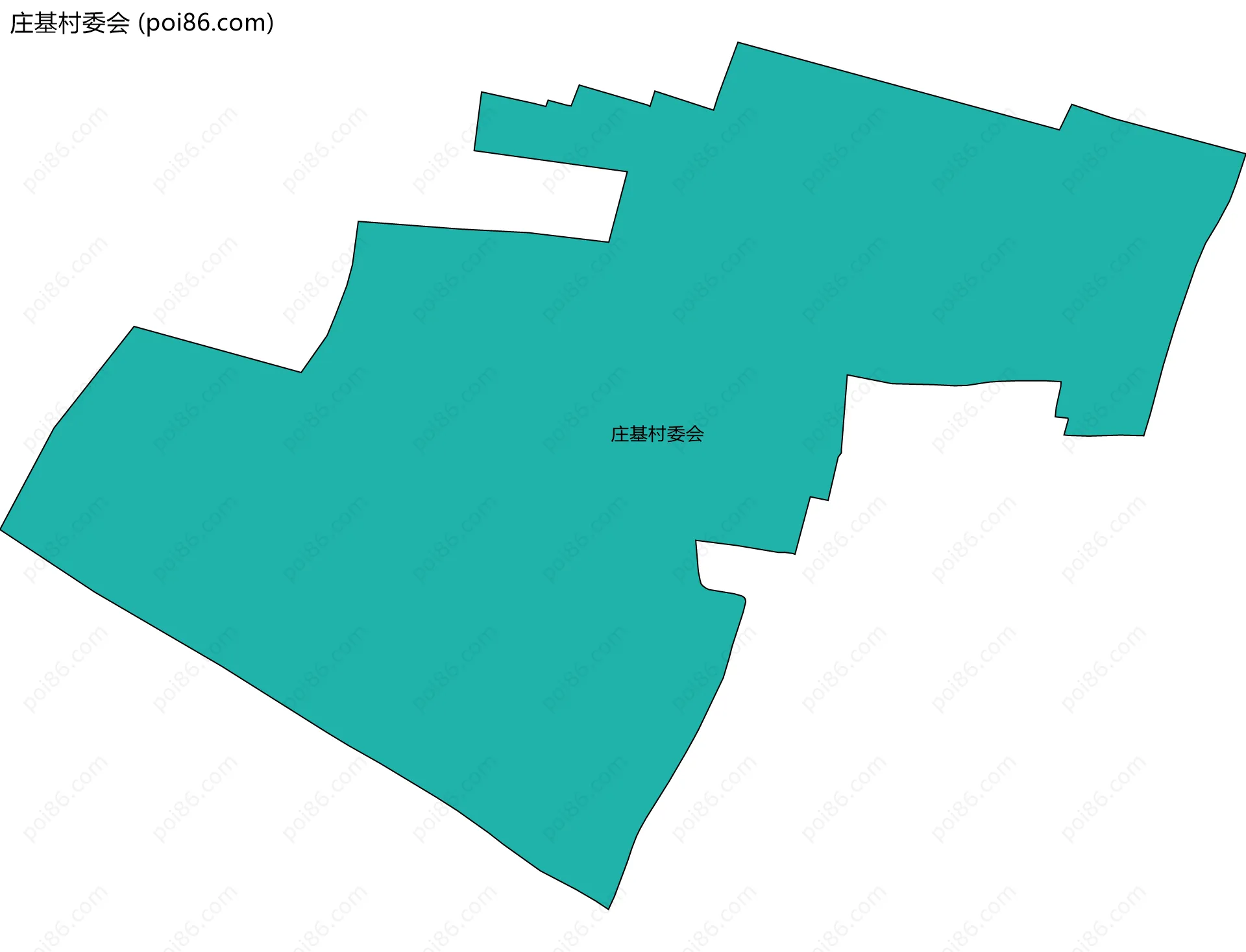 庄基村委会边界地图