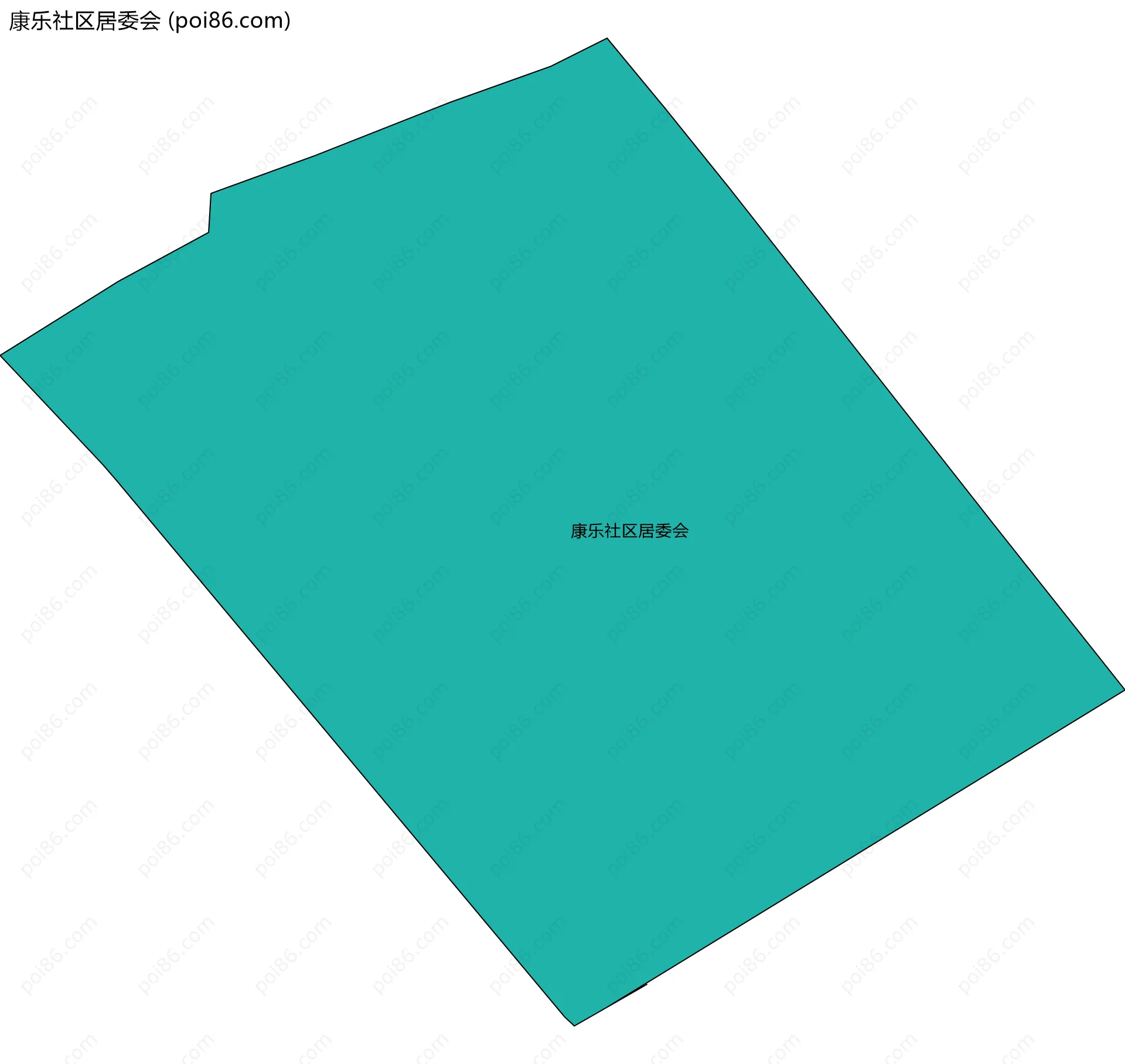 康乐社区居委会边界地图