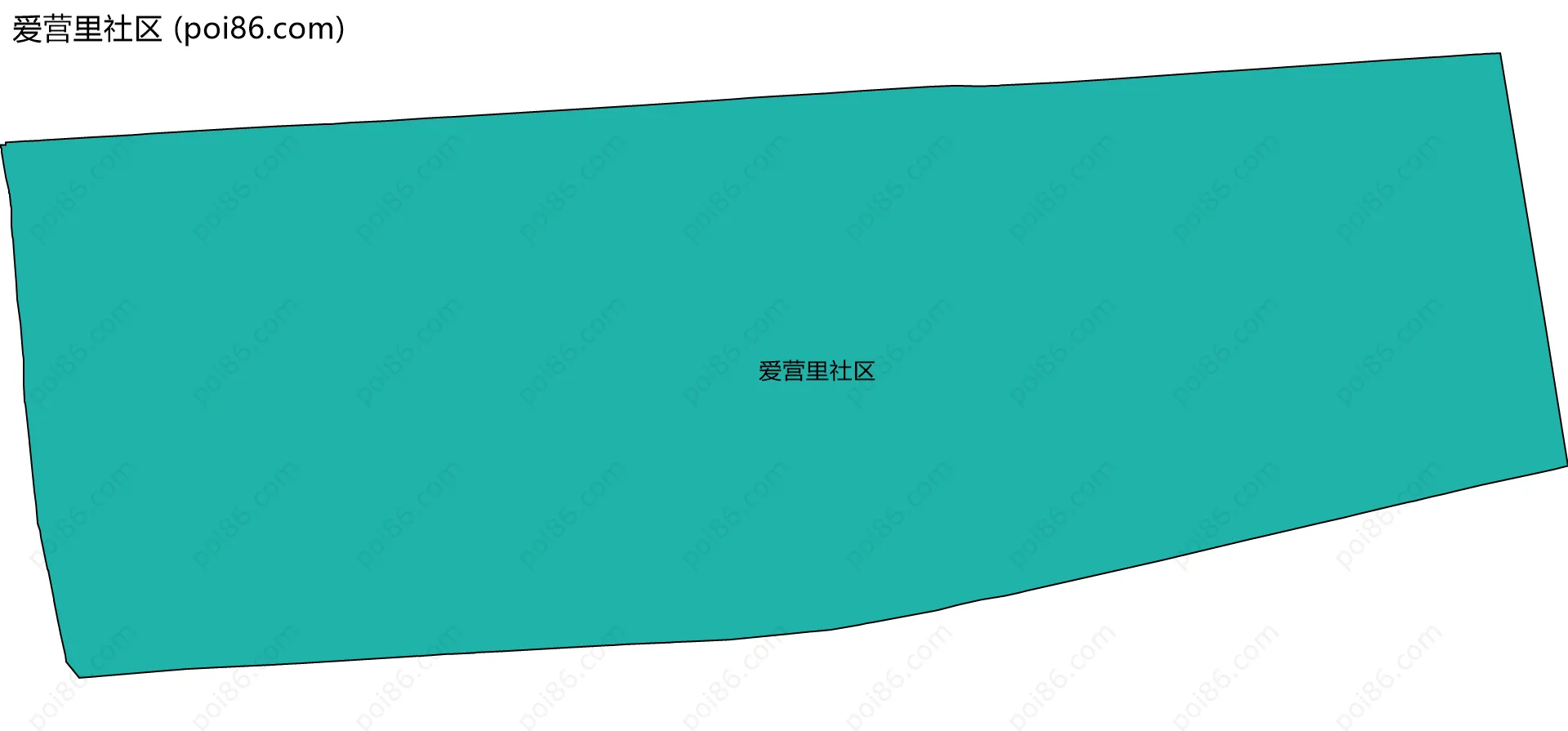 爱营里社区边界地图