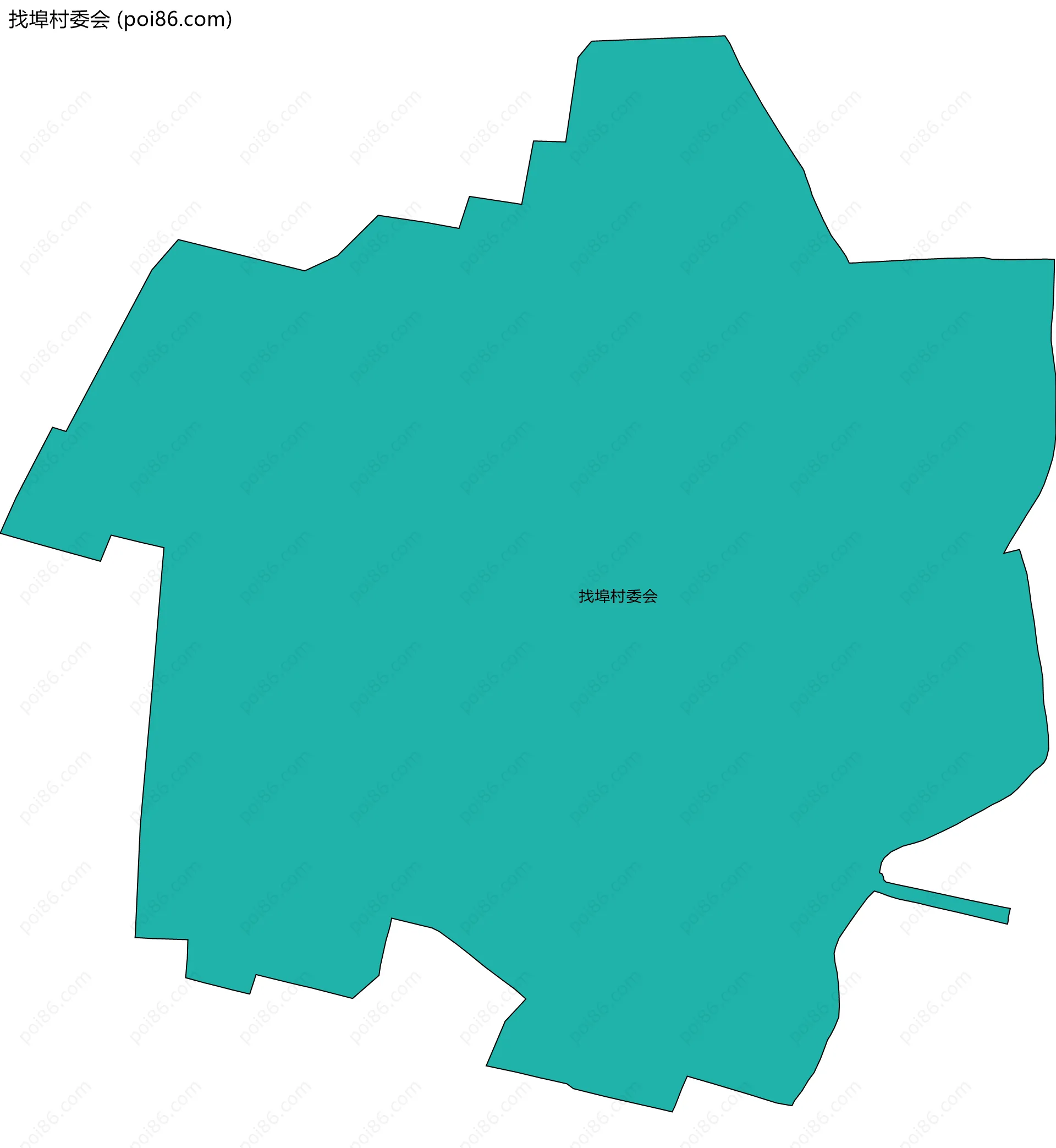 找埠村委会边界地图