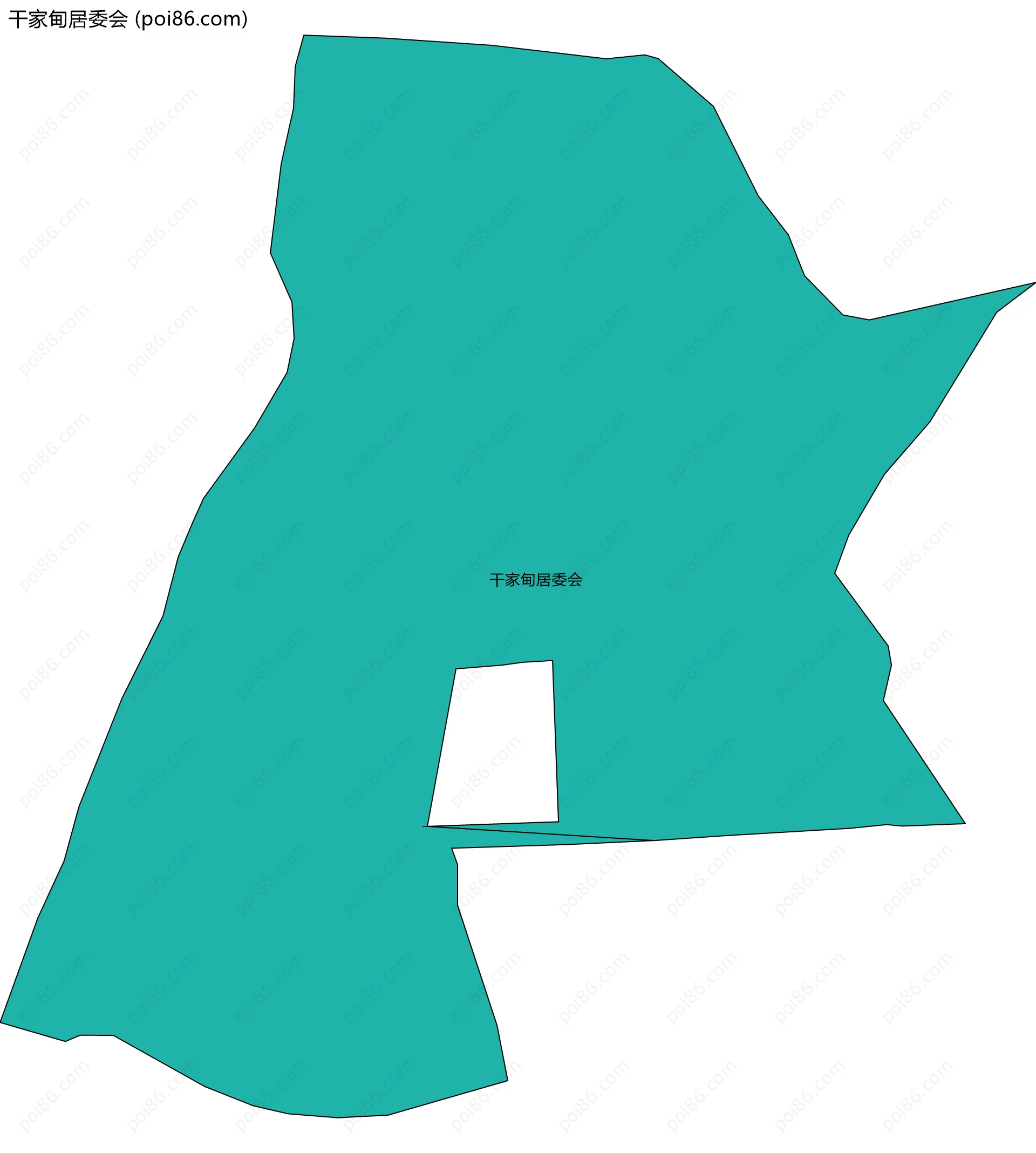 干家甸居委会边界地图