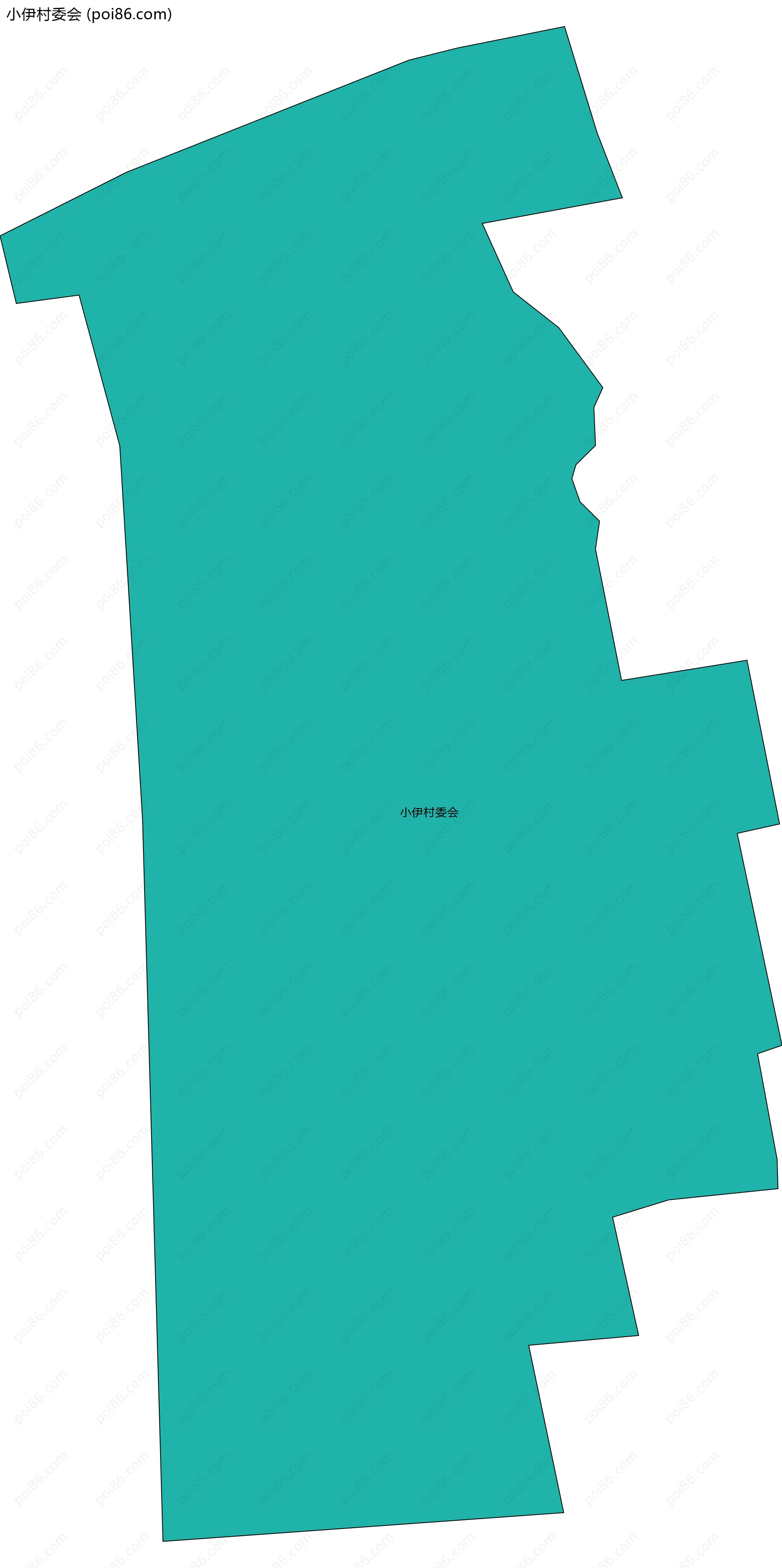 小伊村委会边界地图