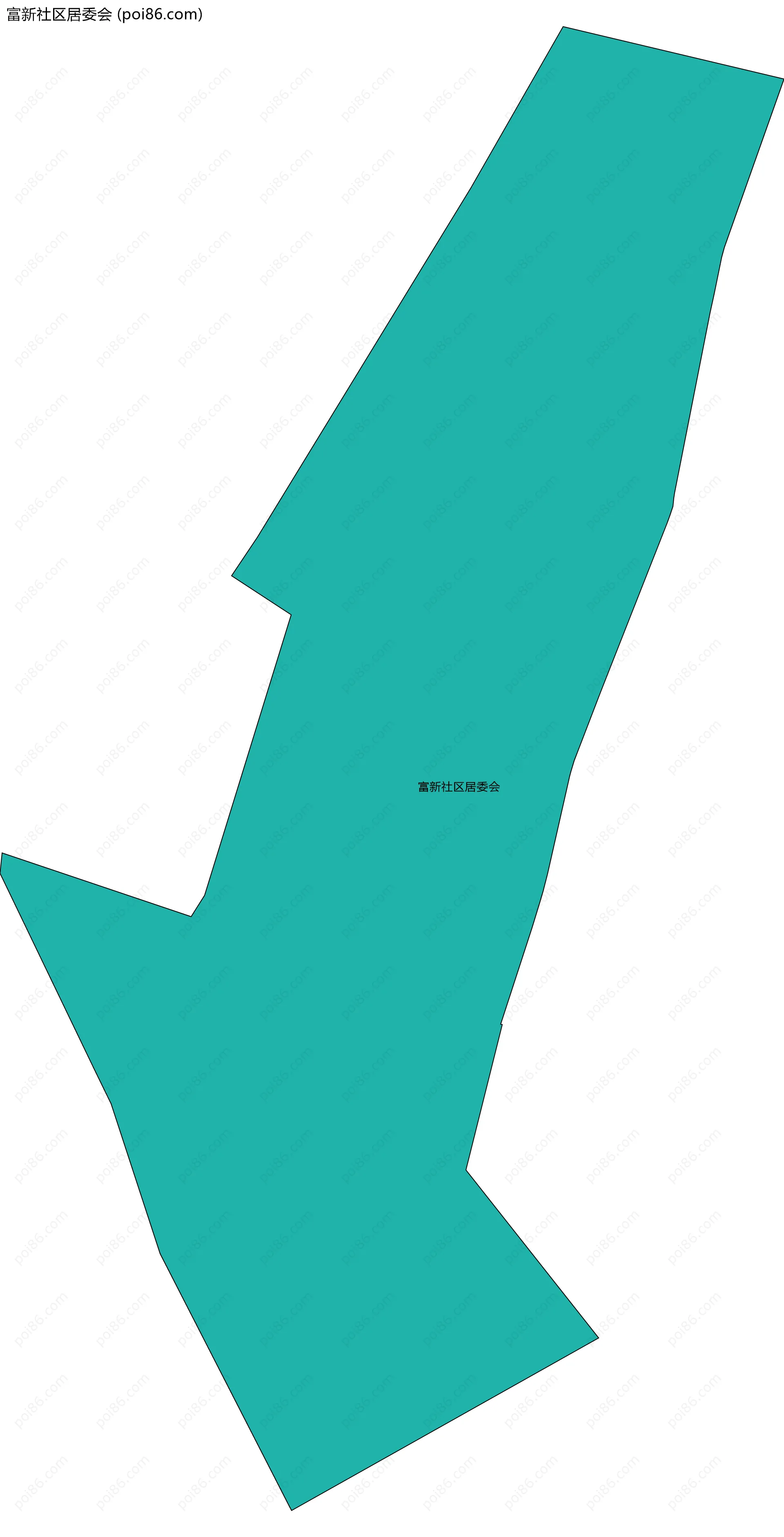 富新社区居委会边界地图