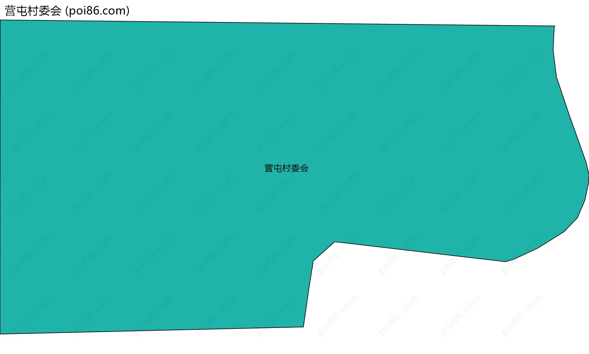 营屯村委会边界地图