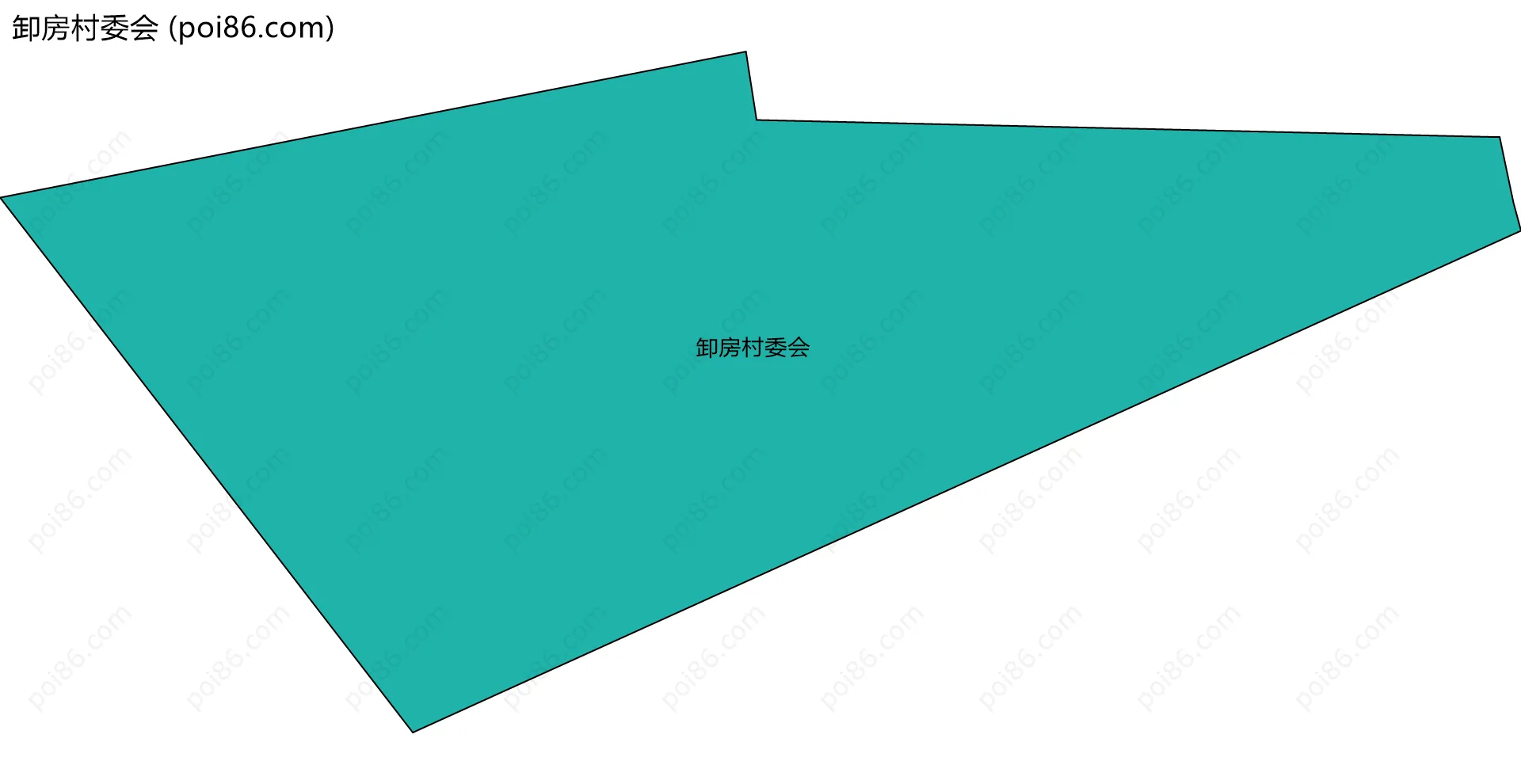 卸房村委会边界地图