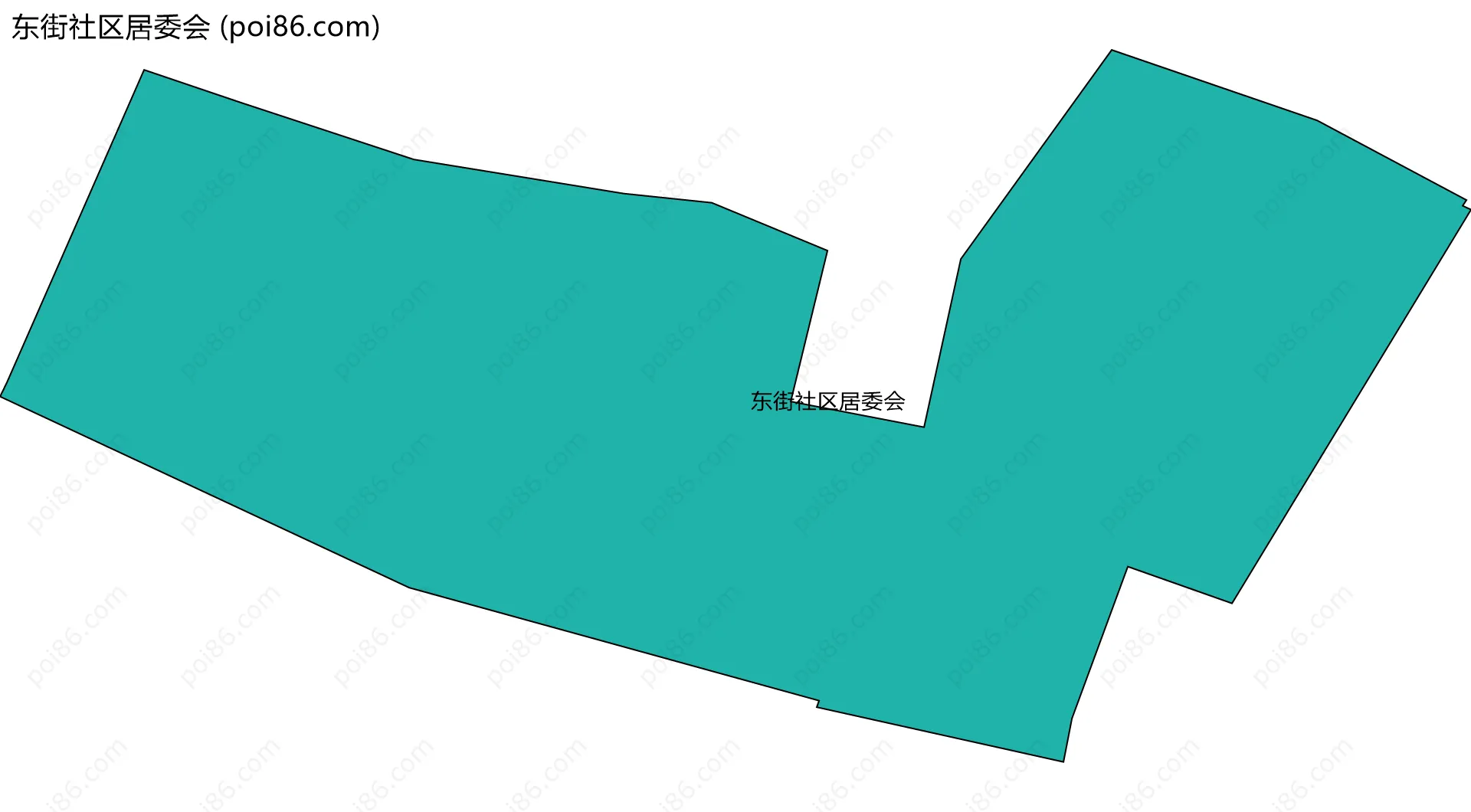 东街社区居委会边界地图