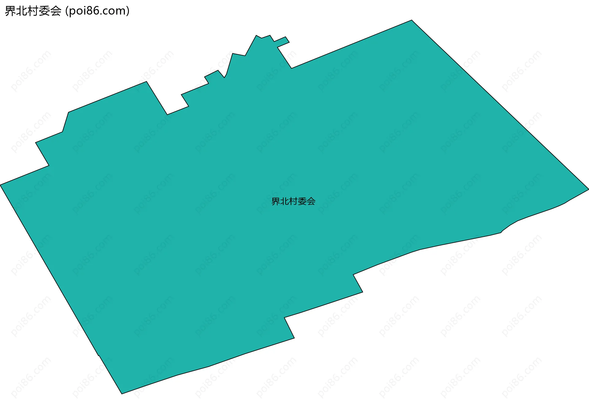 界北村委会边界地图