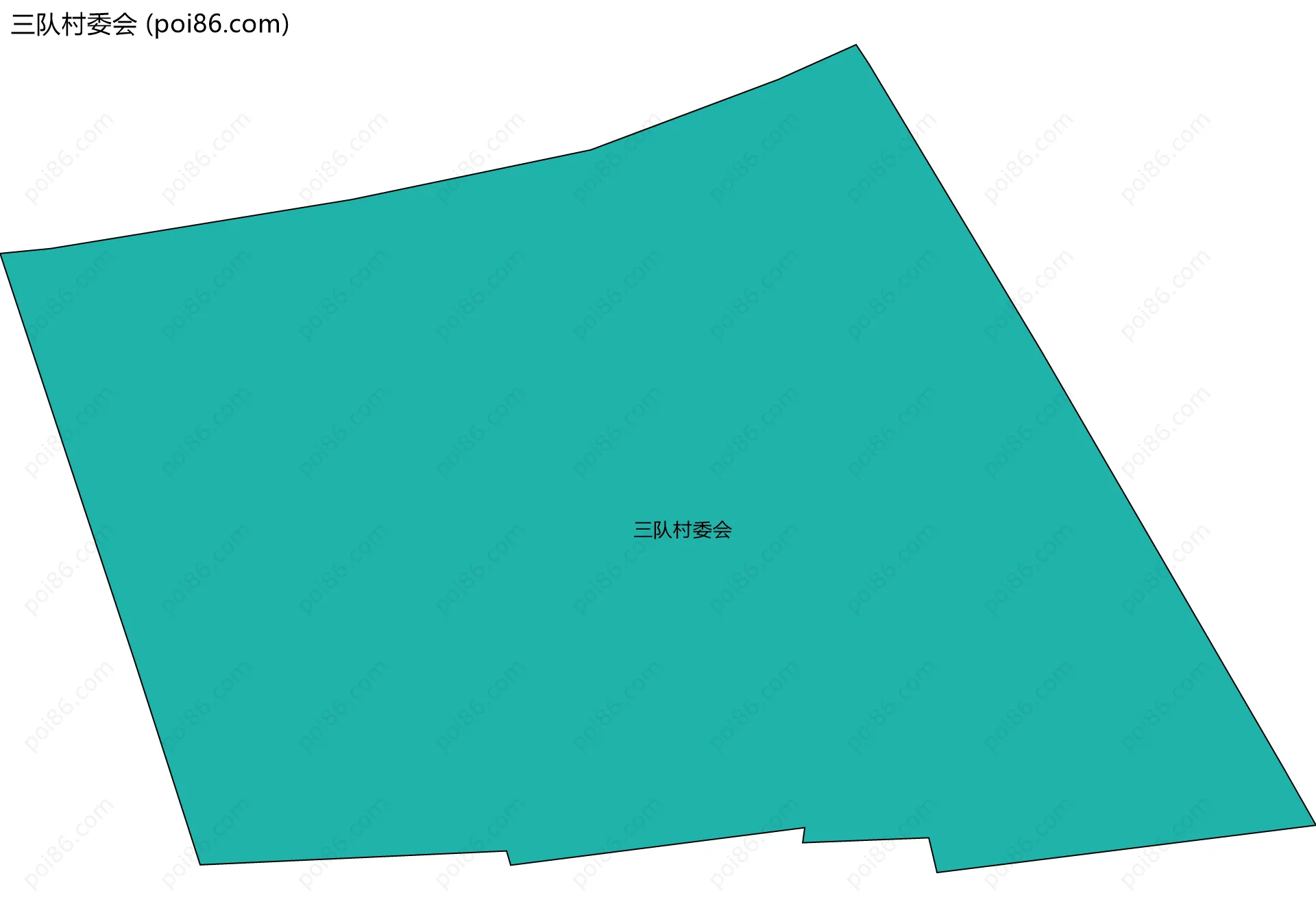 三队村委会边界地图