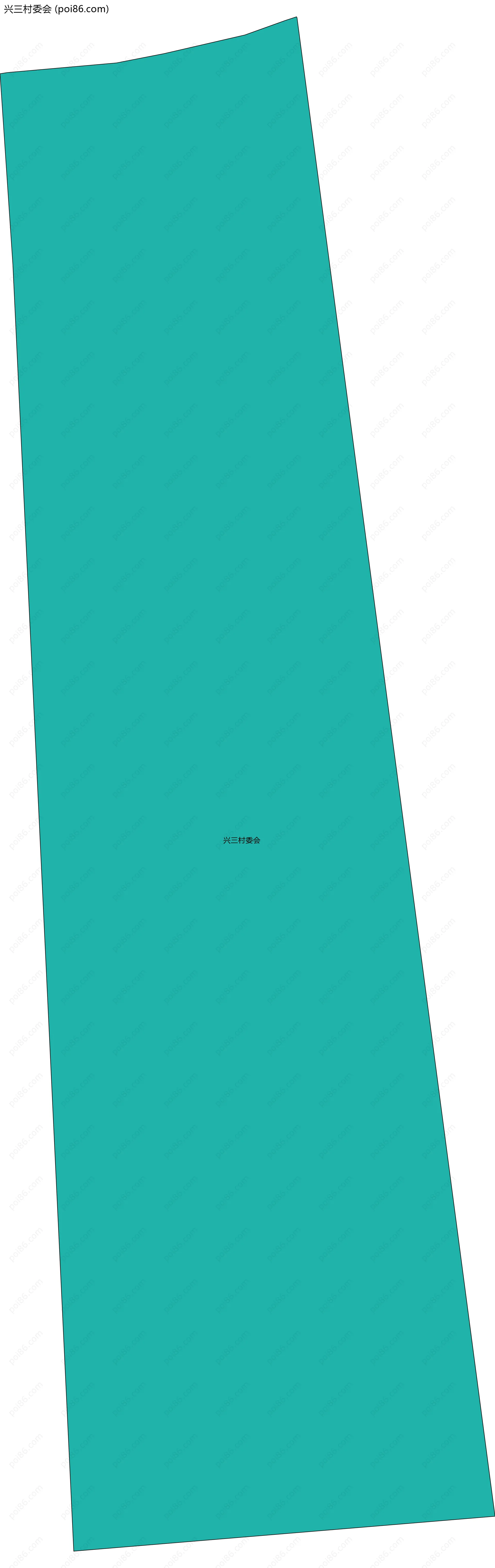 兴三村委会边界地图