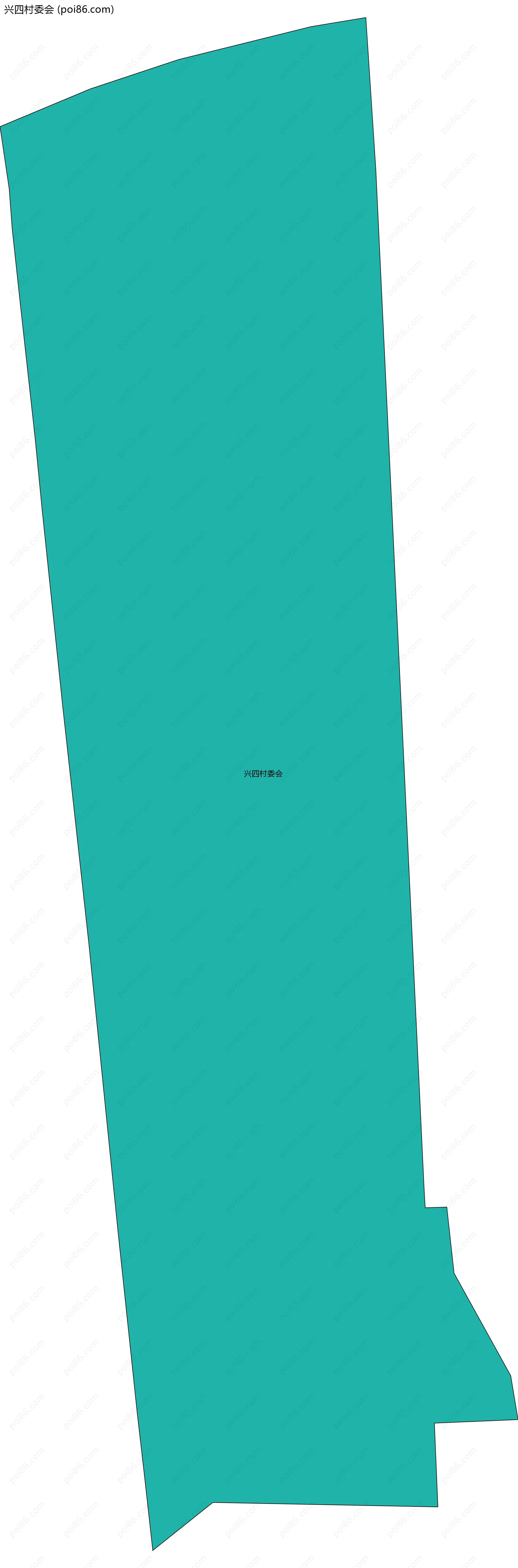 兴四村委会边界地图